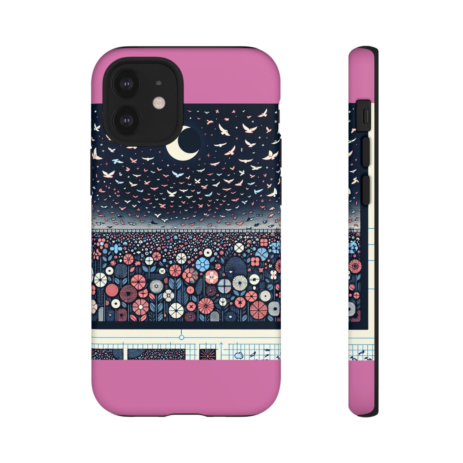 Floral Phone Case, Tough Cases for iPhone, Nature-Inspired Design, Gift for Her, Stylish Protection, Trending Accessory