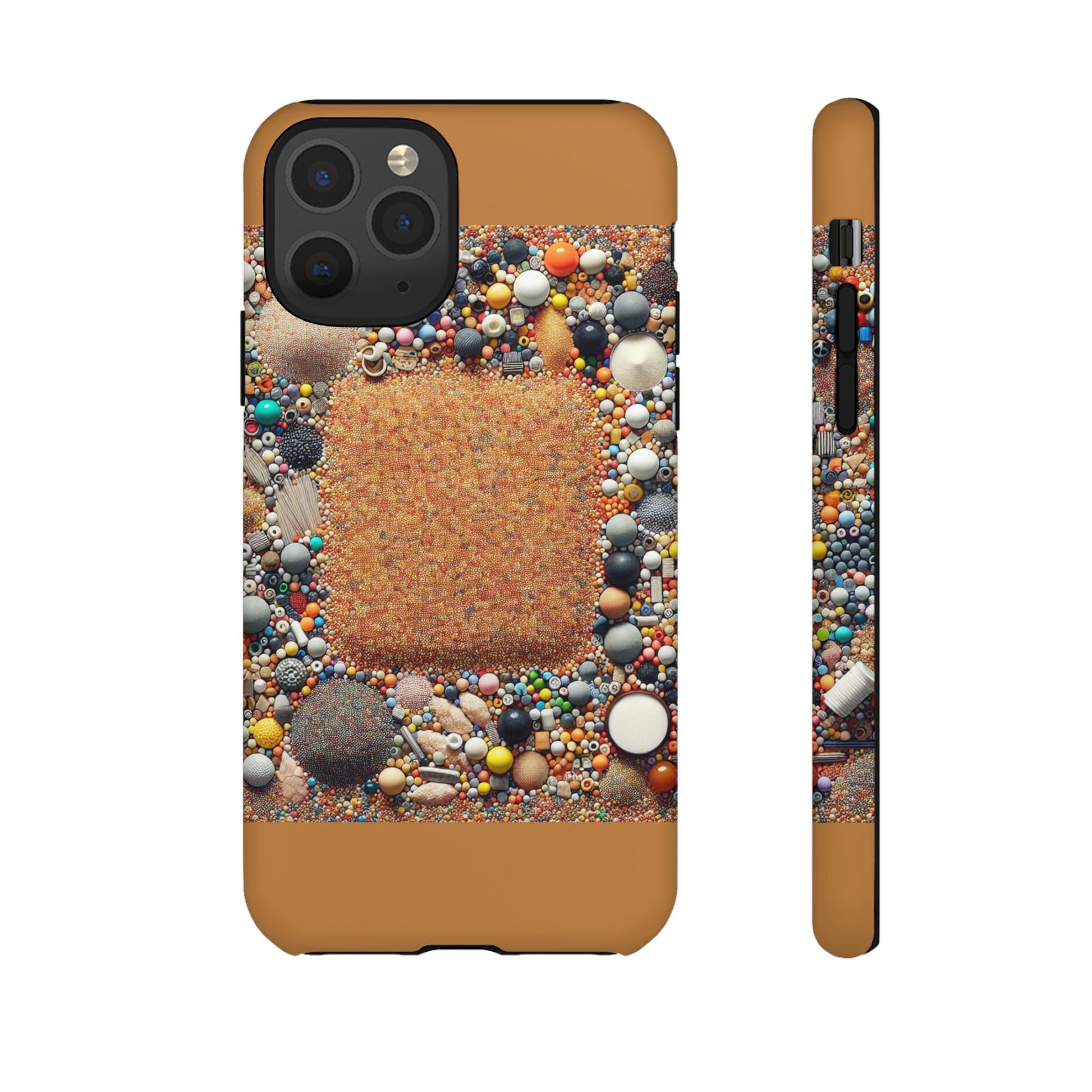 Colorful Phone Case with Unique Texture, Tough Case, Phone Accessory, Trendy Design, Gift for Tech Lovers, Durable Protection