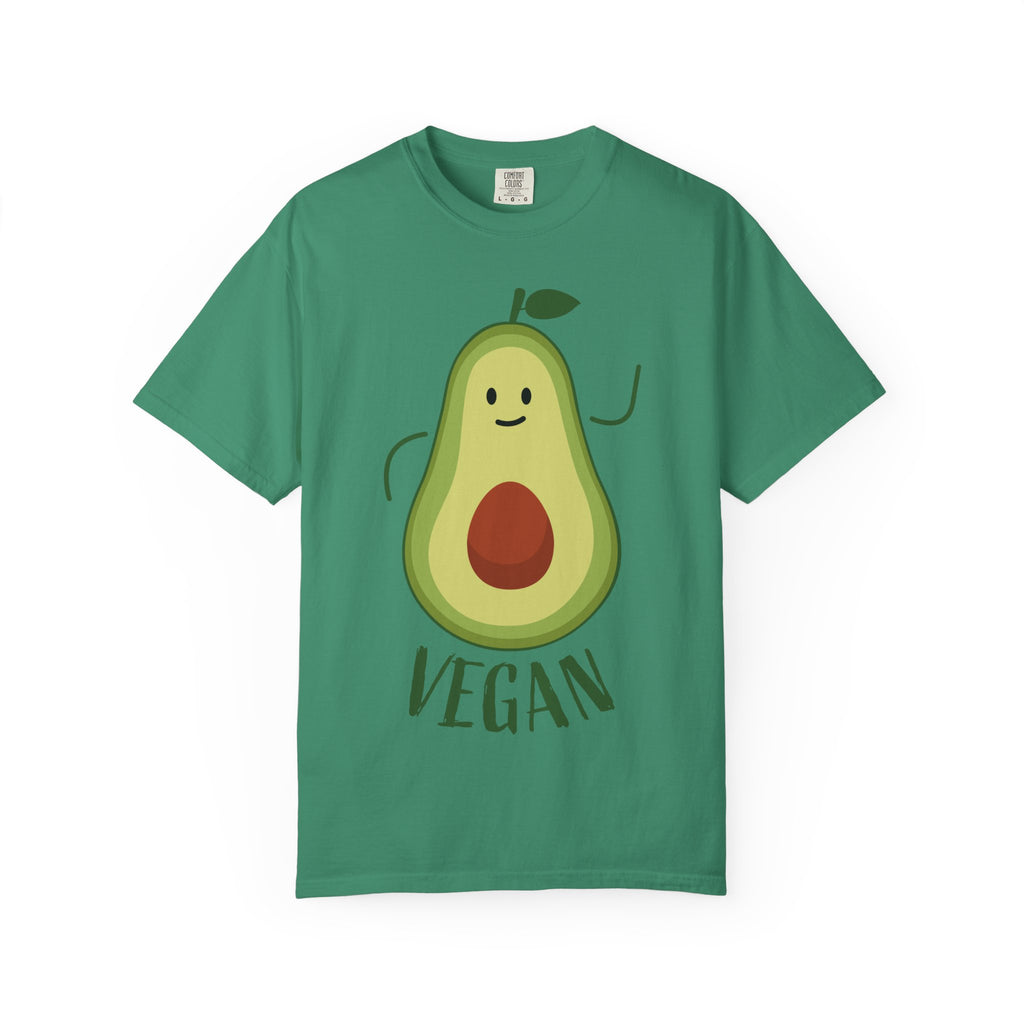 Cute Vegan Avocado T-Shirt, Funny Plant-Based Tee for Vegans, Eco-Friendly Gift, Casual Wear, Graphic Shirt for Food Lovers