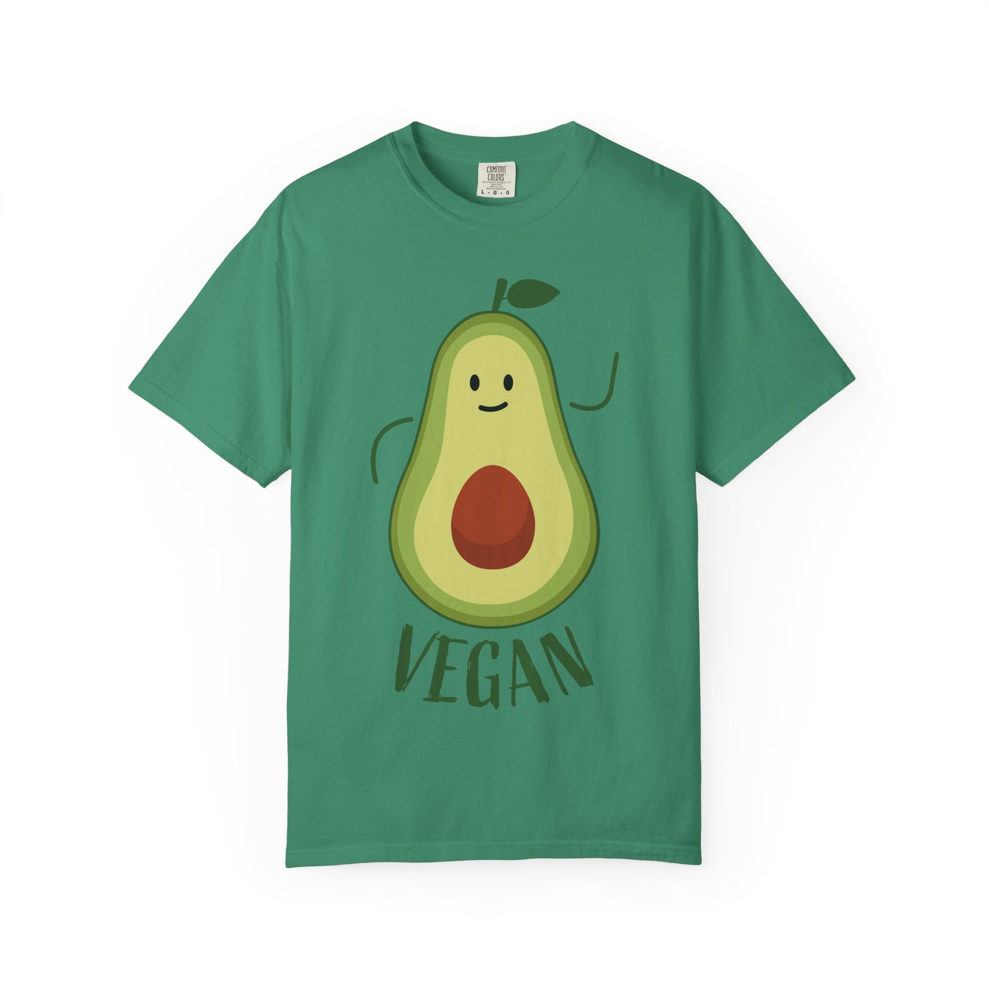 Cute Vegan Avocado T-Shirt, Funny Plant-Based Tee for Vegans, Eco-Friendly Gift, Casual Wear, Graphic Shirt for Food Lovers