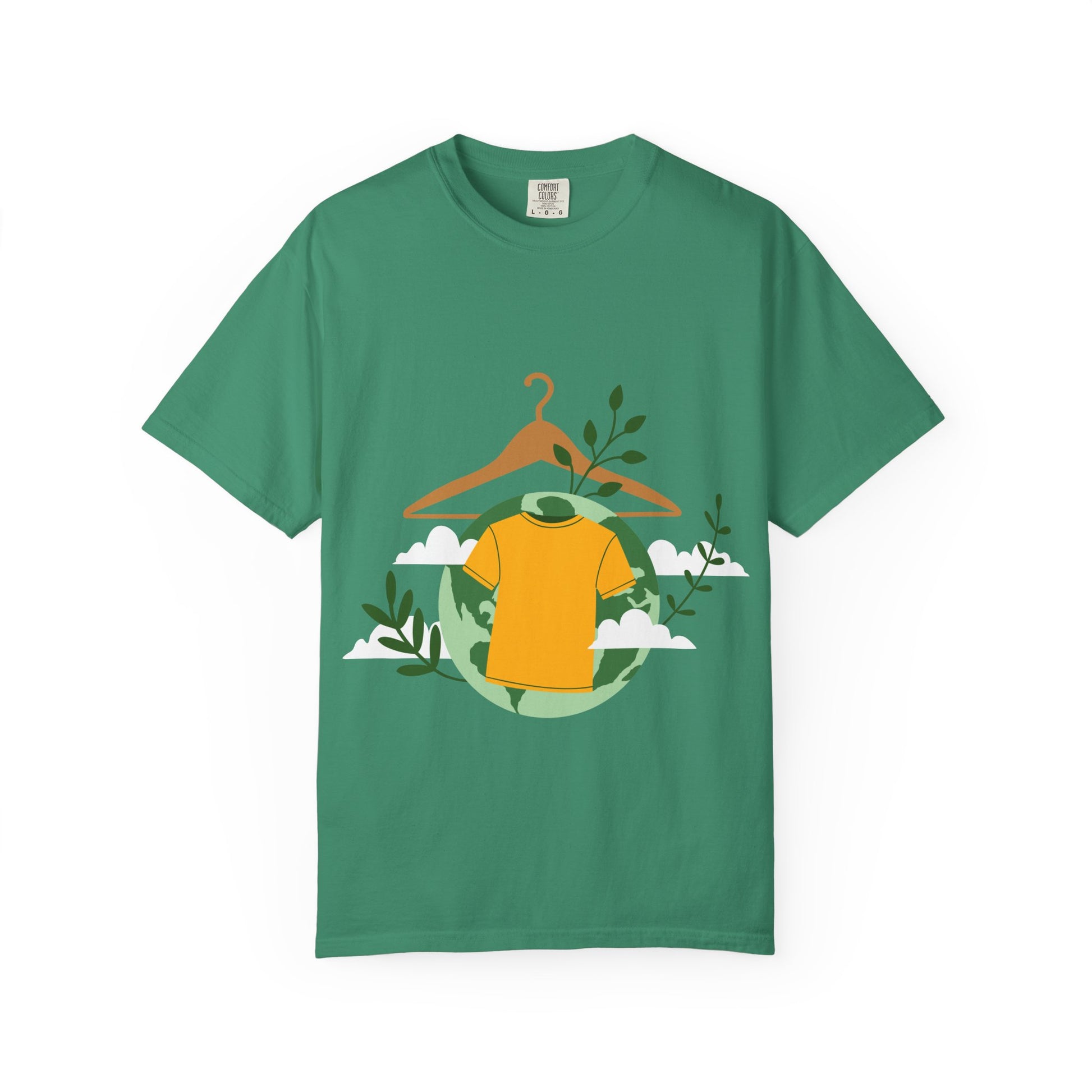 Eco-Friendly Garment-Dyed T-shirt, Nature Lover Tee, Unisex Graphic Tee, Casual Wear, Sustainable Fashion