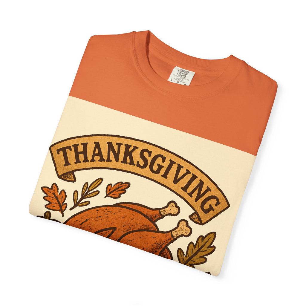 Thanksgiving Turkey Tee — Vintage Fall Harvest Graphic T-Shirt