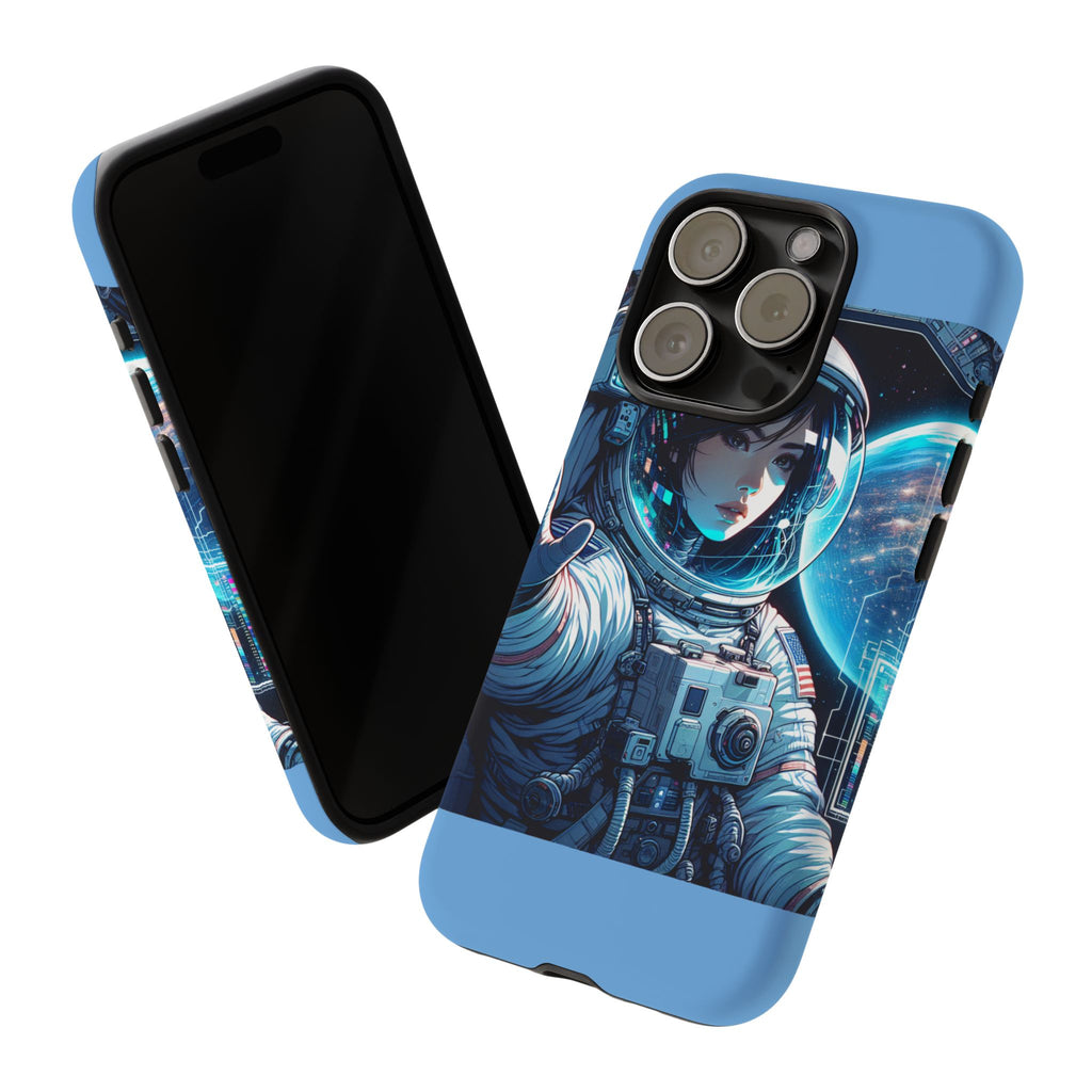 Astronaut Phone Case, Space-Themed Tough Case, Unique Gift for Science Lovers, Trendy Protection for Smartphones, Cool Tech Accessories