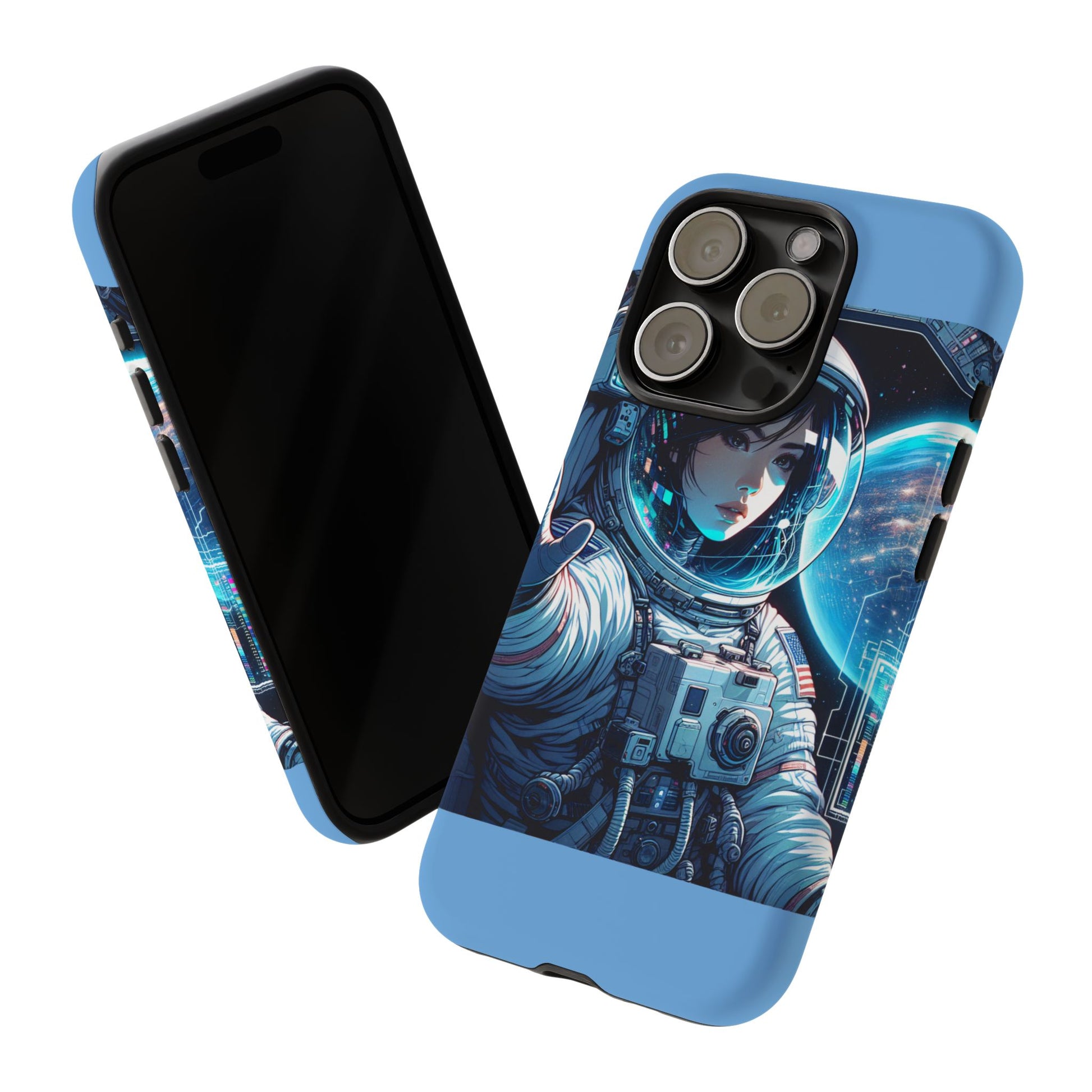 Astronaut Phone Case, Space-Themed Tough Case, Unique Gift for Science Lovers, Trendy Protection for Smartphones, Cool Tech Accessories