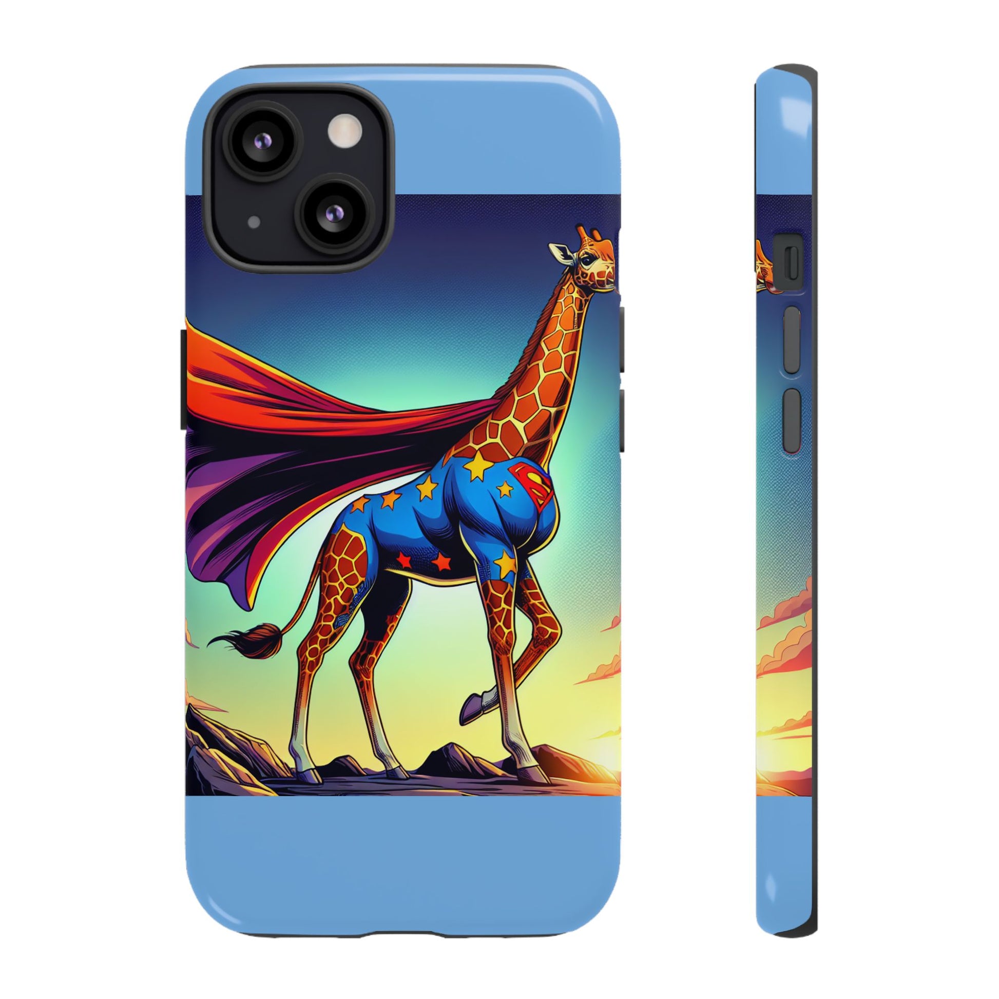 Superhero Giraffe Phone Case | Tough Cases, Unique Gifts, Animal Lover Accessories, Fun Tech Protectors, Cute Phone Covers, Birthday Gift