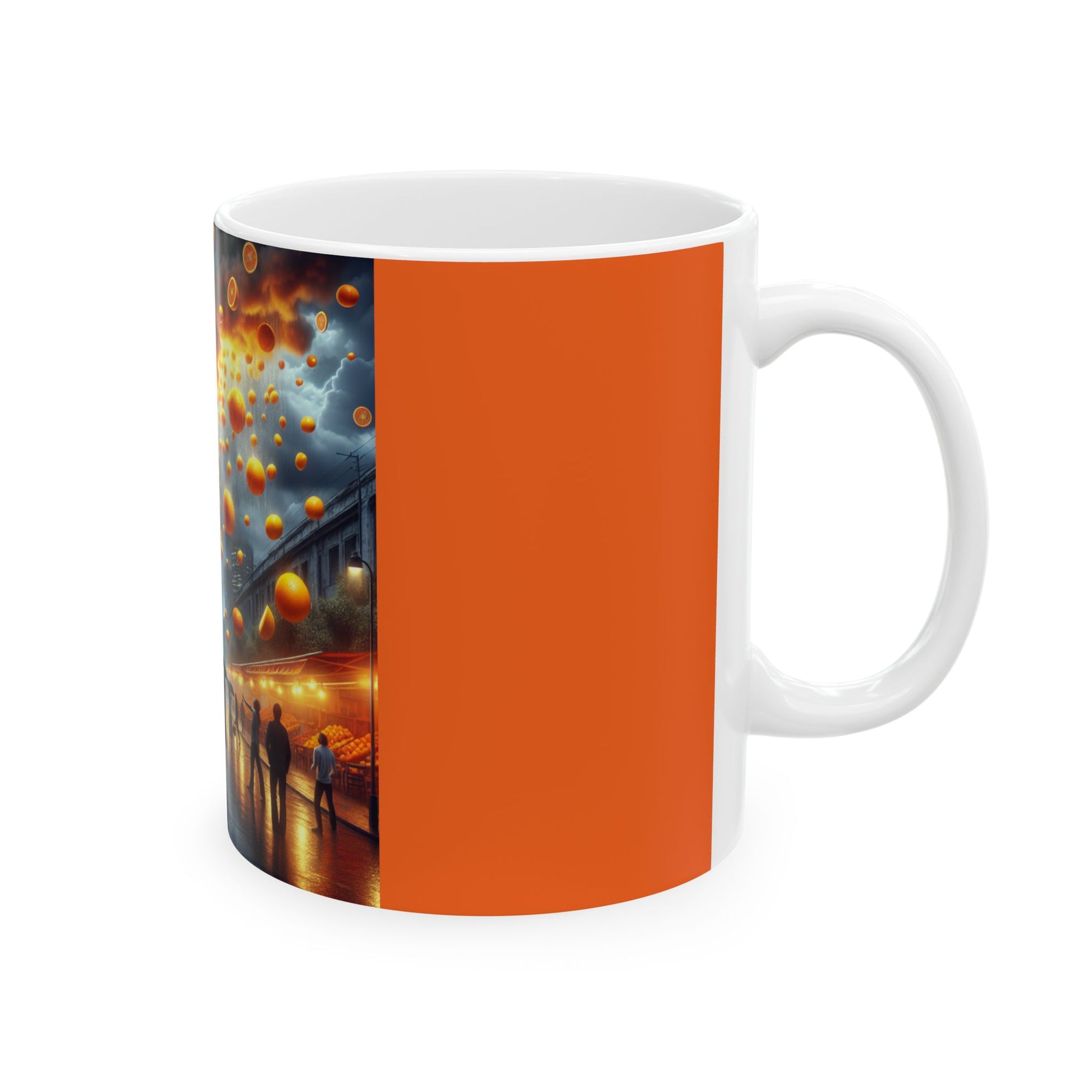 Ceramic Mug with Stunning Skyline Design - Perfect for Coffee Lovers, Gift for Friends, Home Decor, Unique Art Mug, Urban Vibe