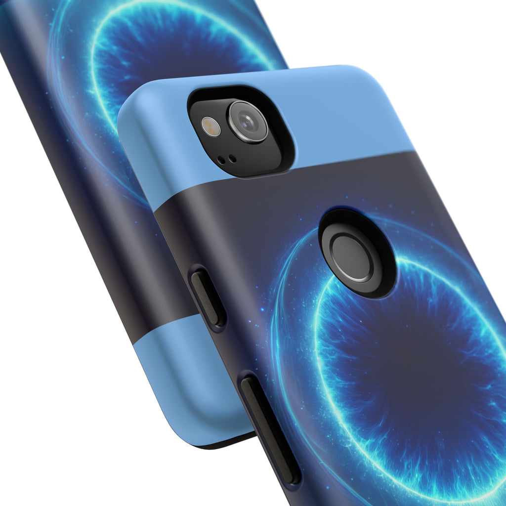 Blue Galaxy Phone Case, Tough Phone Cover, Cosmic Protection Case, Space Design, Gift for Space Lovers