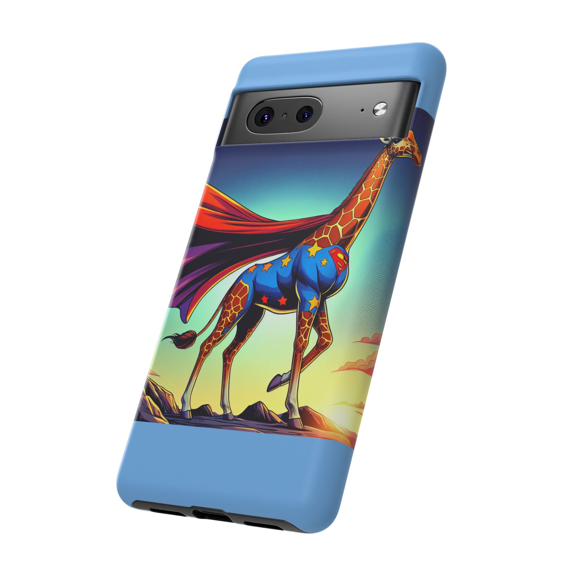 Superhero Giraffe Phone Case | Tough Cases, Unique Gifts, Animal Lover Accessories, Fun Tech Protectors, Cute Phone Covers, Birthday Gift