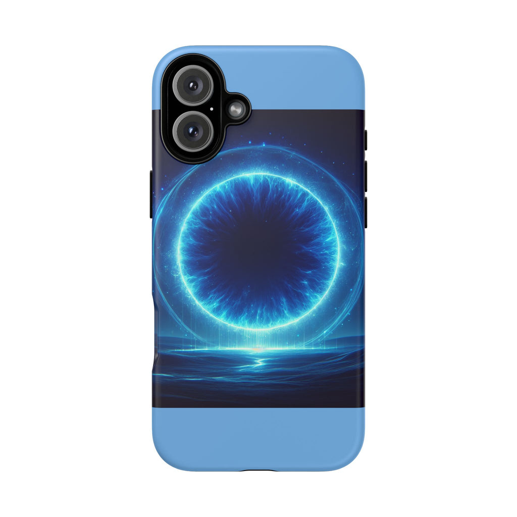 Blue Galaxy Phone Case, Tough Phone Cover, Cosmic Protection Case, Space Design, Gift for Space Lovers