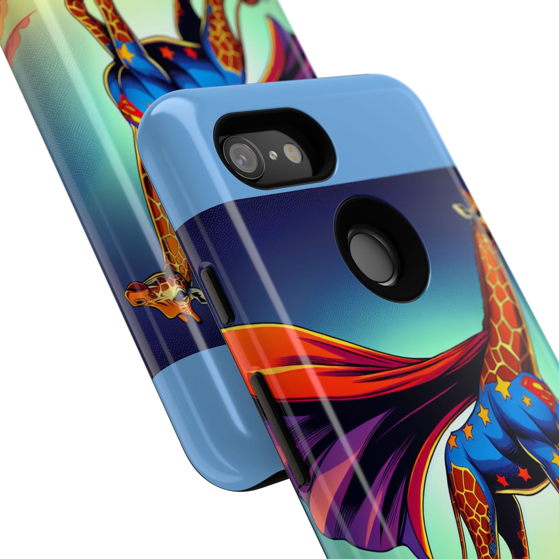Superhero Giraffe Phone Case | Tough Cases, Unique Gifts, Animal Lover Accessories, Fun Tech Protectors, Cute Phone Covers, Birthday Gift