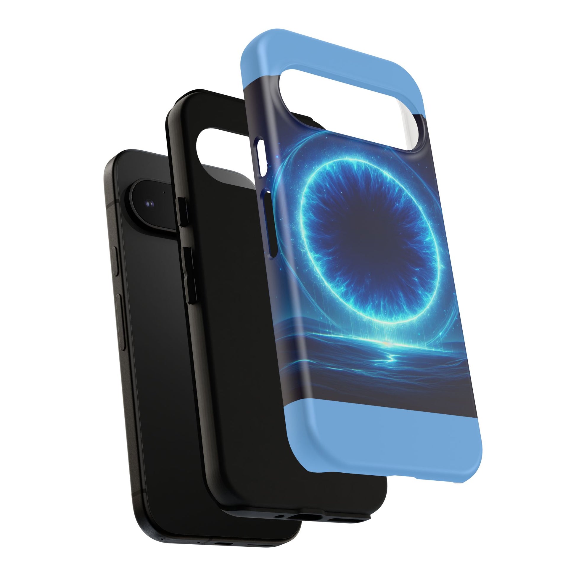 Blue Galaxy Phone Case, Tough Phone Cover, Cosmic Protection Case, Space Design, Gift for Space Lovers