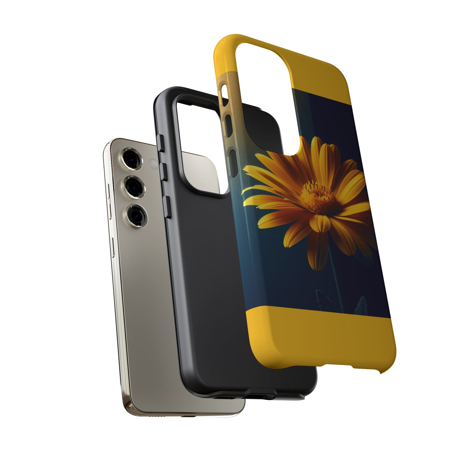 Bright Floral Phone Case | Tough Cases for Nature Lovers, Flower Design, Protective Cover, Gift for Her, Spring Accessories