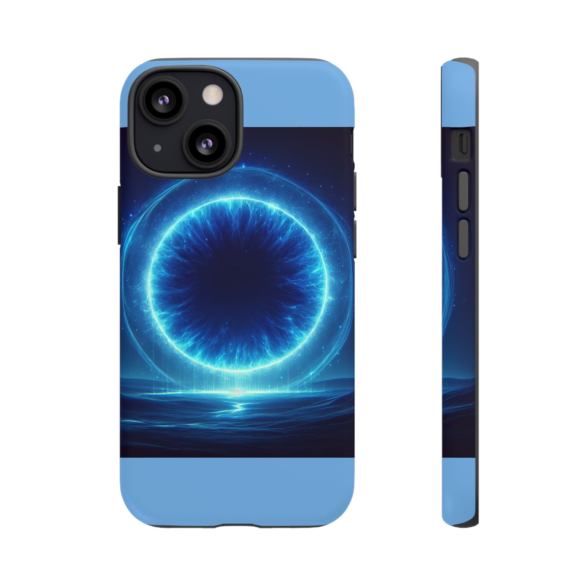 Blue Galaxy Phone Case, Tough Phone Cover, Cosmic Protection Case, Space Design, Gift for Space Lovers