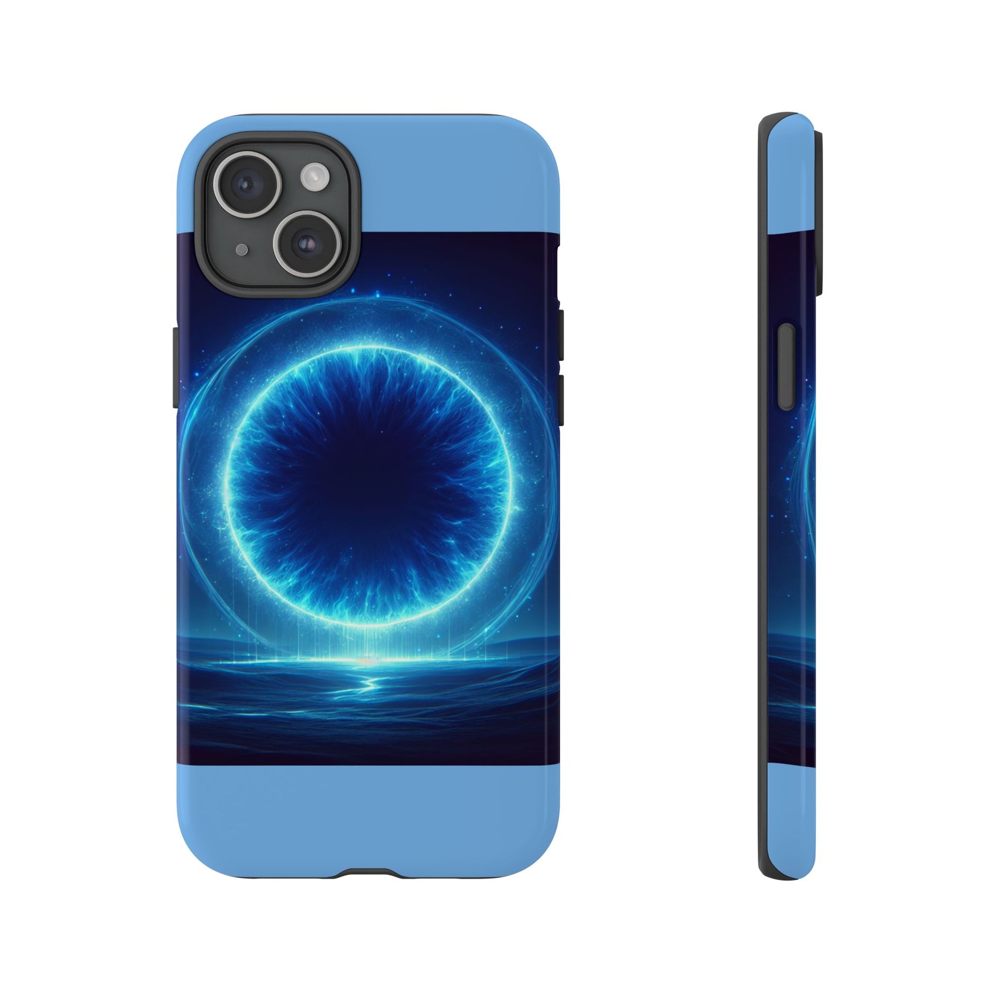 Blue Galaxy Phone Case, Tough Phone Cover, Cosmic Protection Case, Space Design, Gift for Space Lovers