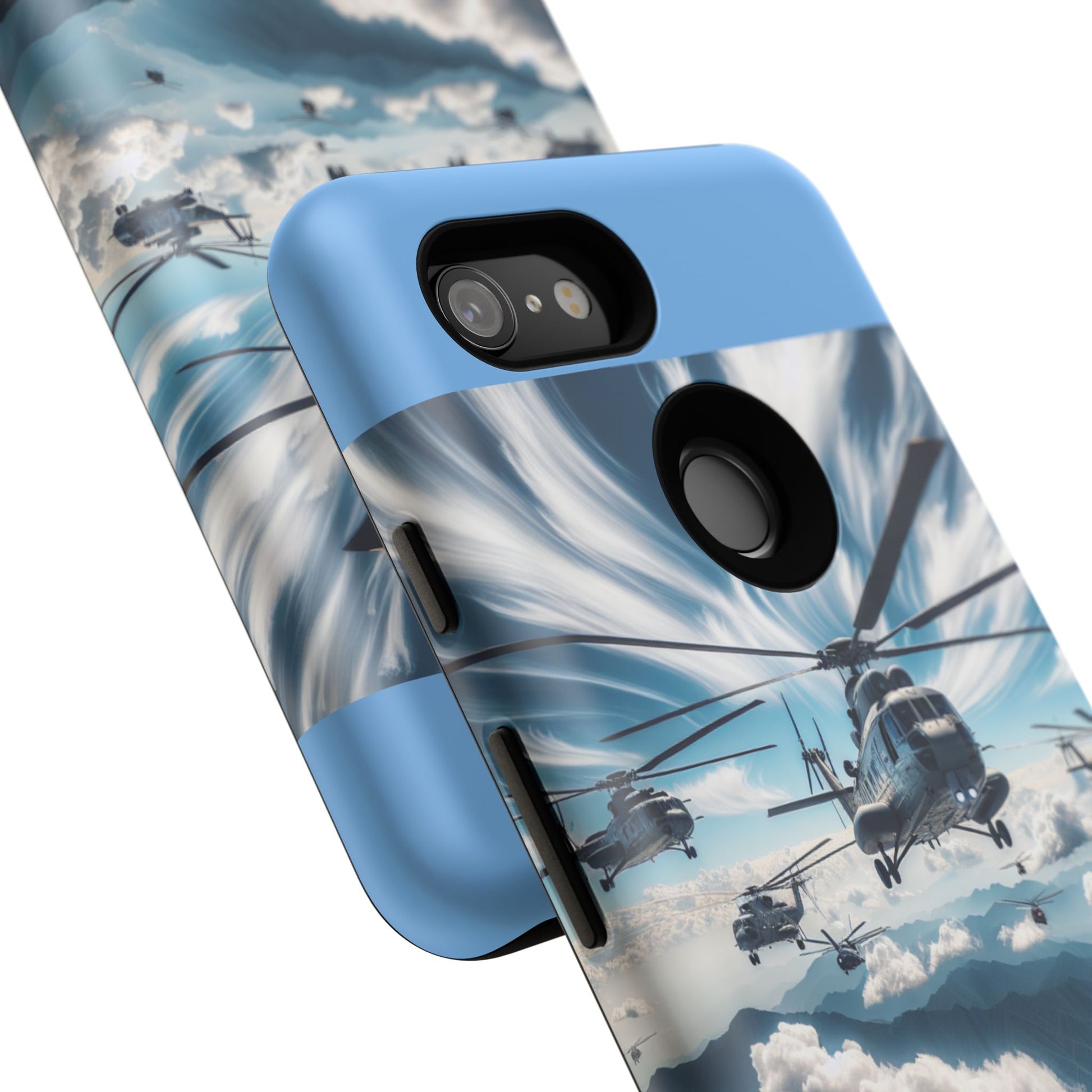 Tough Cases - Helicopter Design Phone Case, Military Style Cover, Unique Gift for Aviation Lovers, Durable Phone Protector, Hobbyist [...]