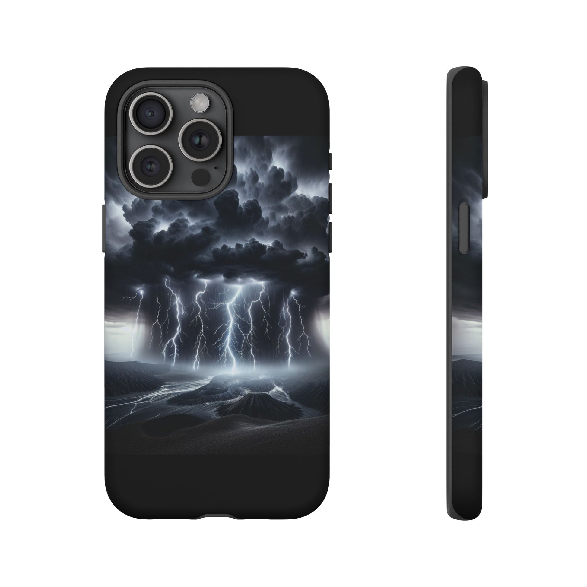 Tough Cases for the Bold: Stormy Thunder Phone Case, Lightning Protection, Durable Cover for Adventurers, Unique Gift for Nature [...]
