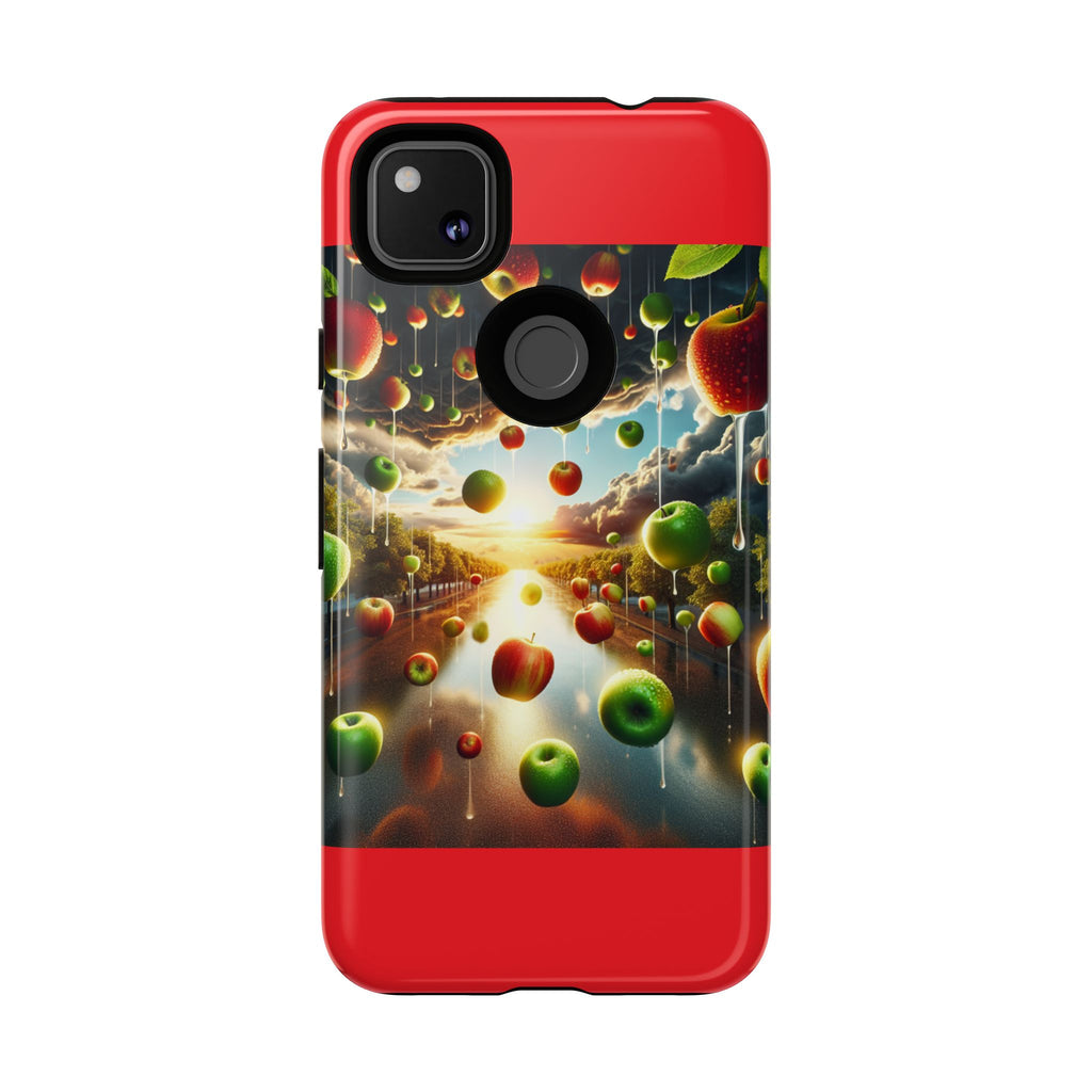 Vibrant Phone Case with Artistic Apple Design, Unique Gift for Art Lovers, Trendy Accessory for Any Occasion, Stylish Smartphone Cover