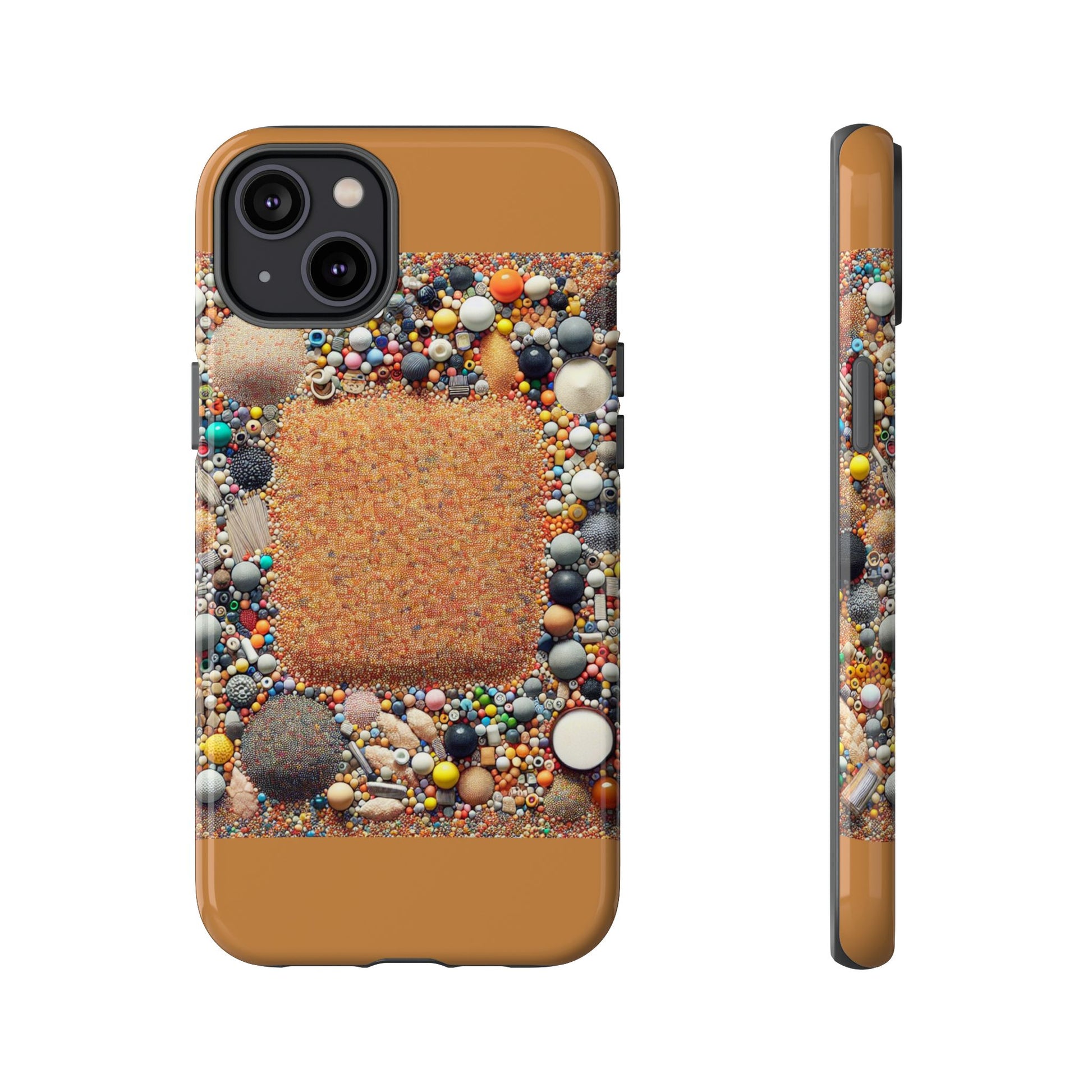Colorful Phone Case with Unique Texture, Tough Case, Phone Accessory, Trendy Design, Gift for Tech Lovers, Durable Protection