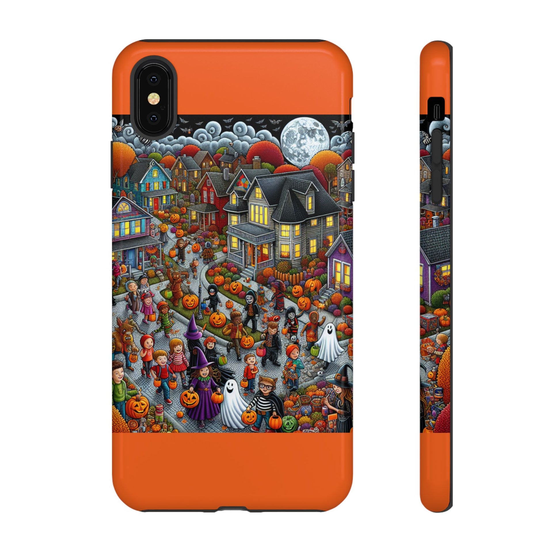Halloween Phone Case, Tough Cases for Spooky Season, Fall Decor, Trick or Treat, Pumpkin Lovers, Ghost Design