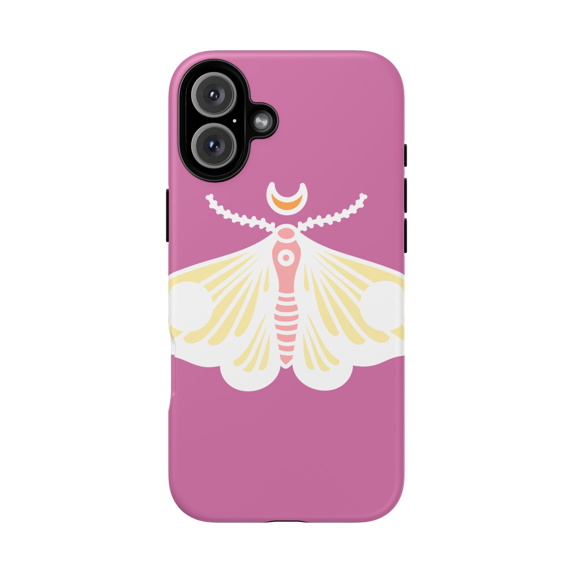 Colorful Moth Phone Case | Tough Cases for iPhone, Unique Gift, Nature Lovers, Boho Style, Trendy Accessories