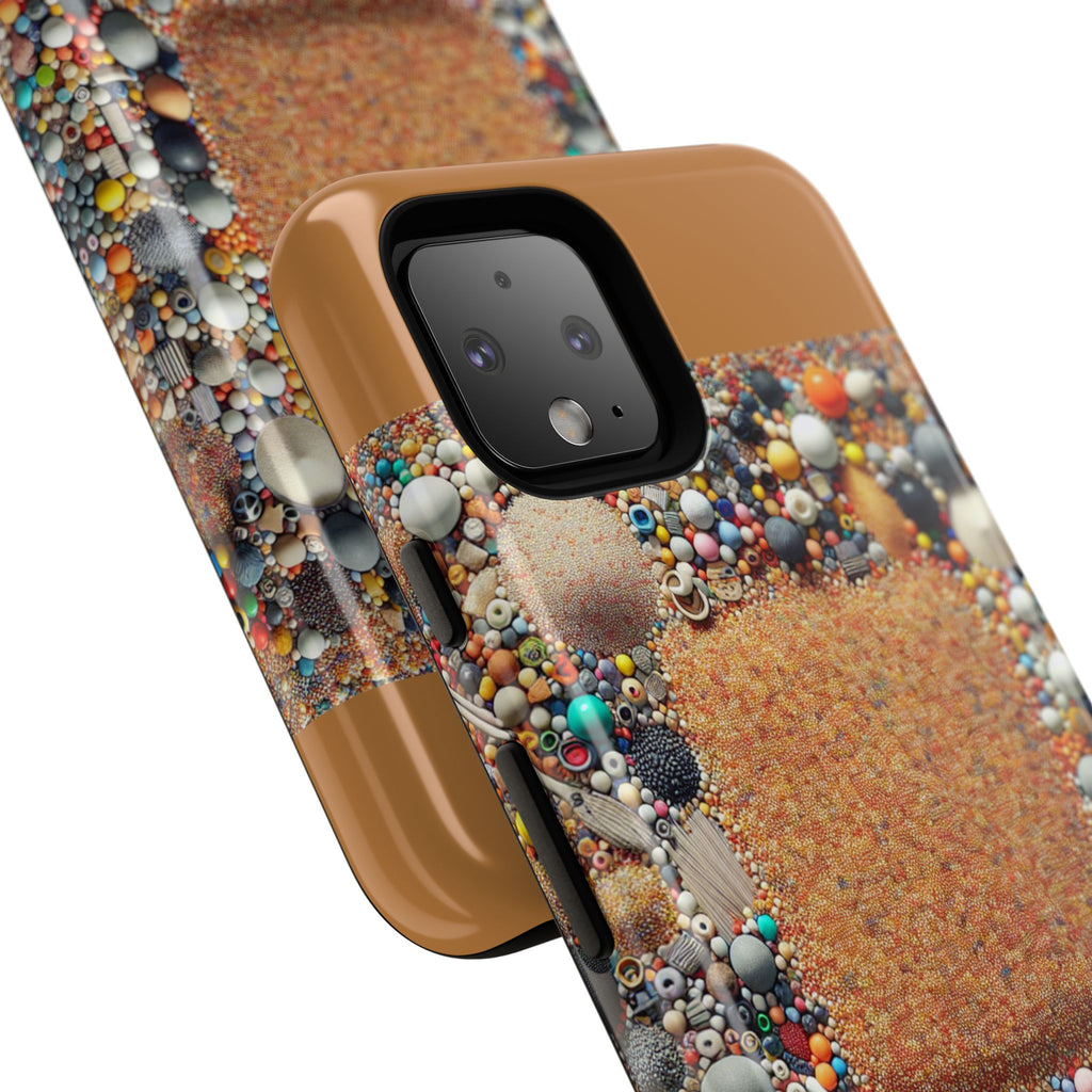 Colorful Phone Case with Unique Texture, Tough Case, Phone Accessory, Trendy Design, Gift for Tech Lovers, Durable Protection