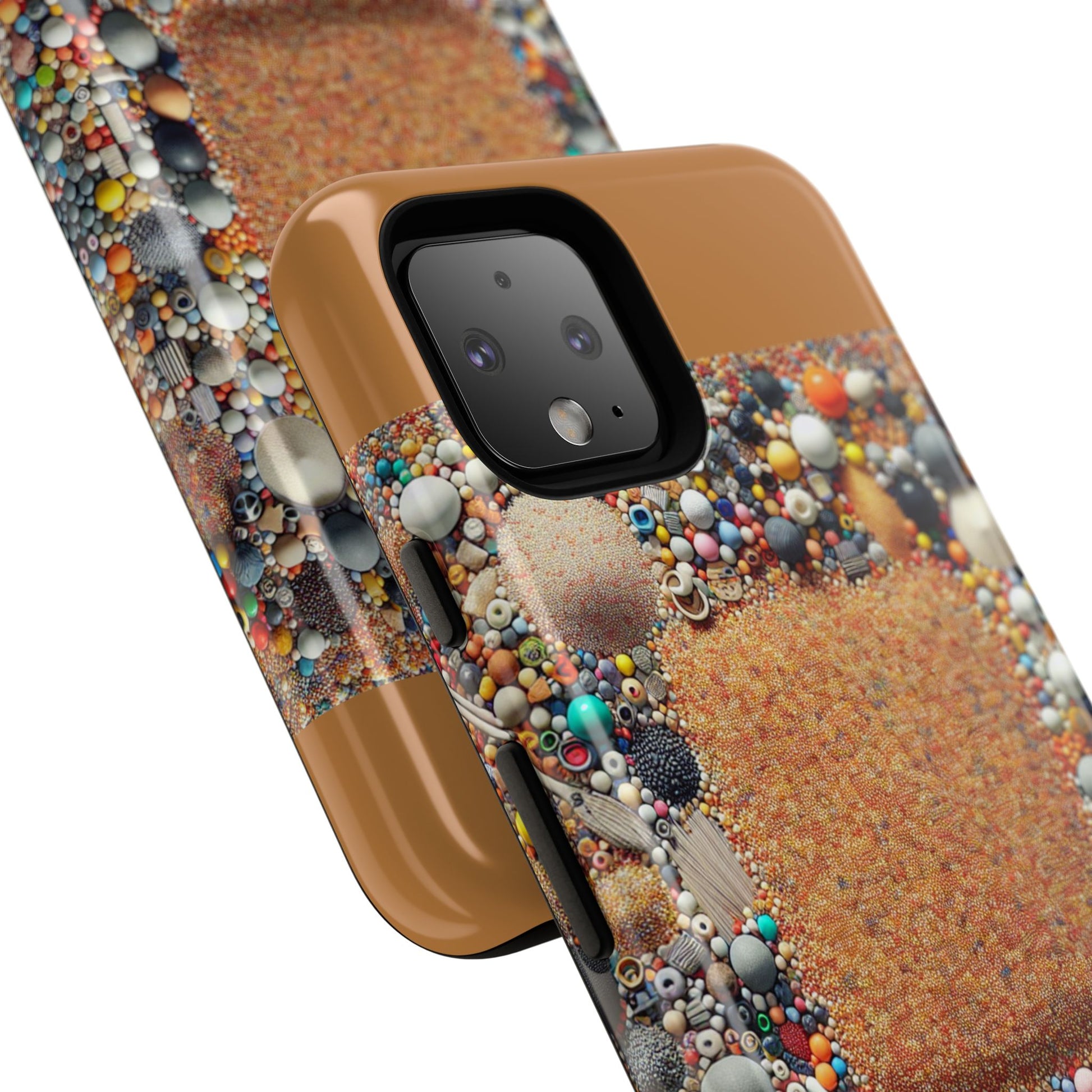 Colorful Phone Case with Unique Texture, Tough Case, Phone Accessory, Trendy Design, Gift for Tech Lovers, Durable Protection