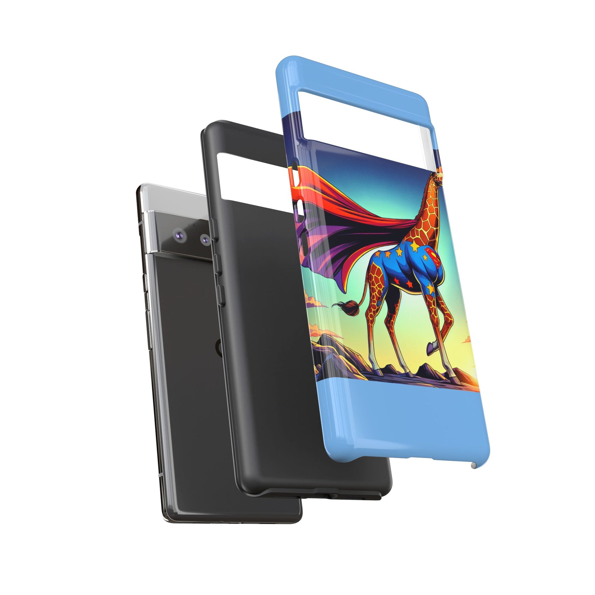 Superhero Giraffe Phone Case | Tough Cases, Unique Gifts, Animal Lover Accessories, Fun Tech Protectors, Cute Phone Covers, Birthday Gift