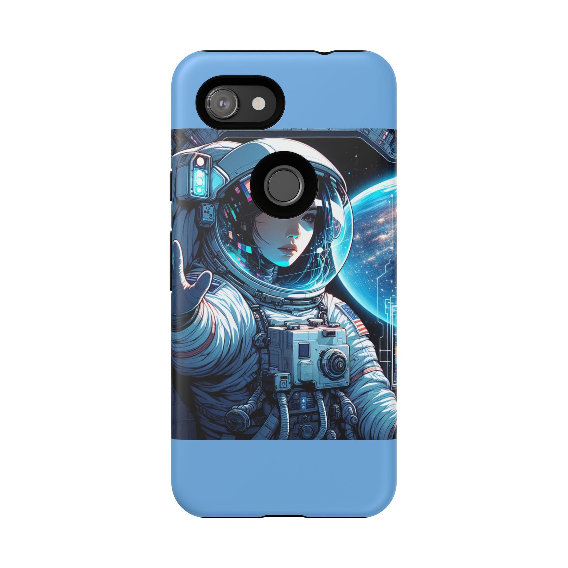 Astronaut Phone Case, Space-Themed Tough Case, Unique Gift for Science Lovers, Trendy Protection for Smartphones, Cool Tech Accessories