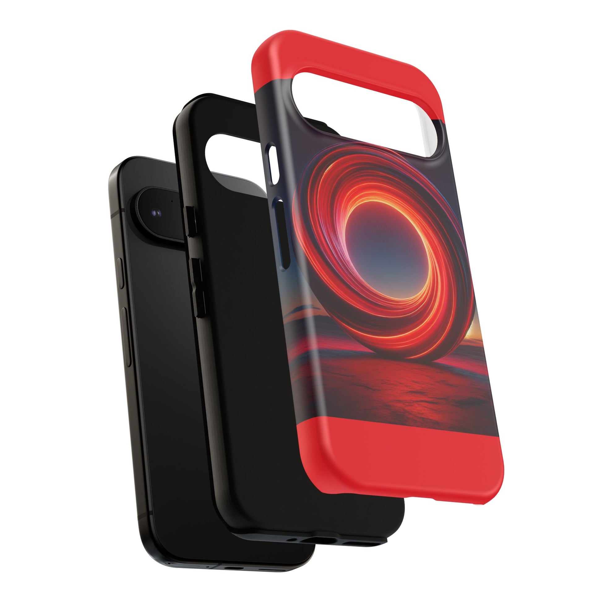 Vibrant Phone Case with Abstract Design, Tough Cases for Tech Lovers, Sleek Protection, Gift for Friends, Customizable Mobile Accessory