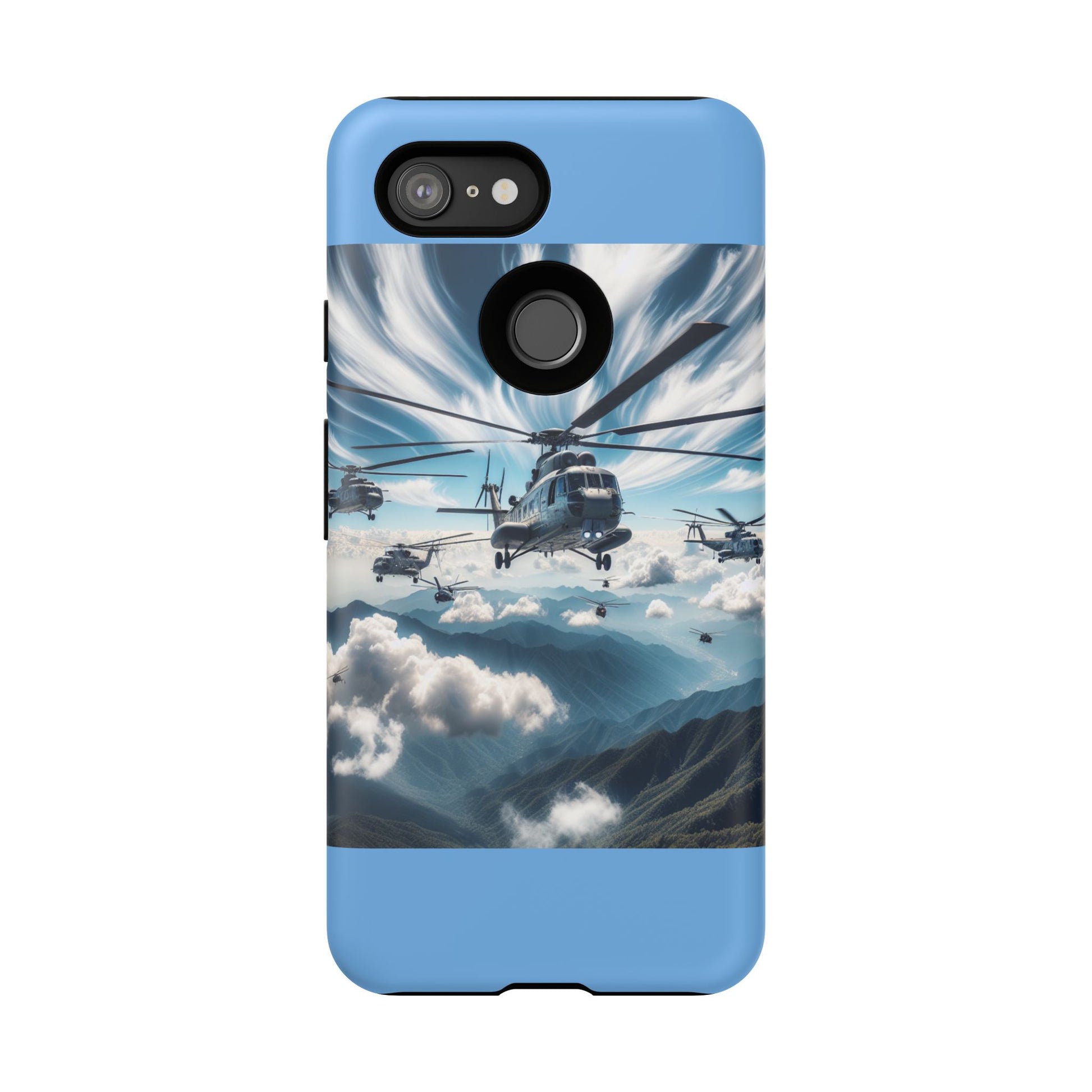 Tough Cases - Helicopter Design Phone Case, Military Style Cover, Unique Gift for Aviation Lovers, Durable Phone Protector, Hobbyist [...]