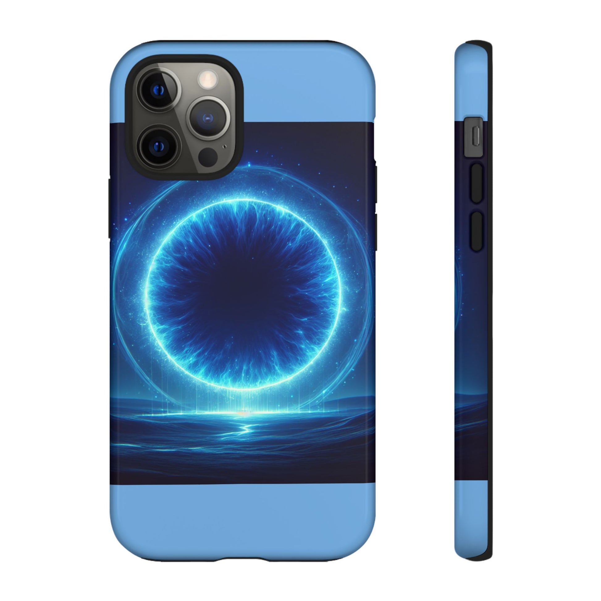 Blue Galaxy Phone Case, Tough Phone Cover, Cosmic Protection Case, Space Design, Gift for Space Lovers