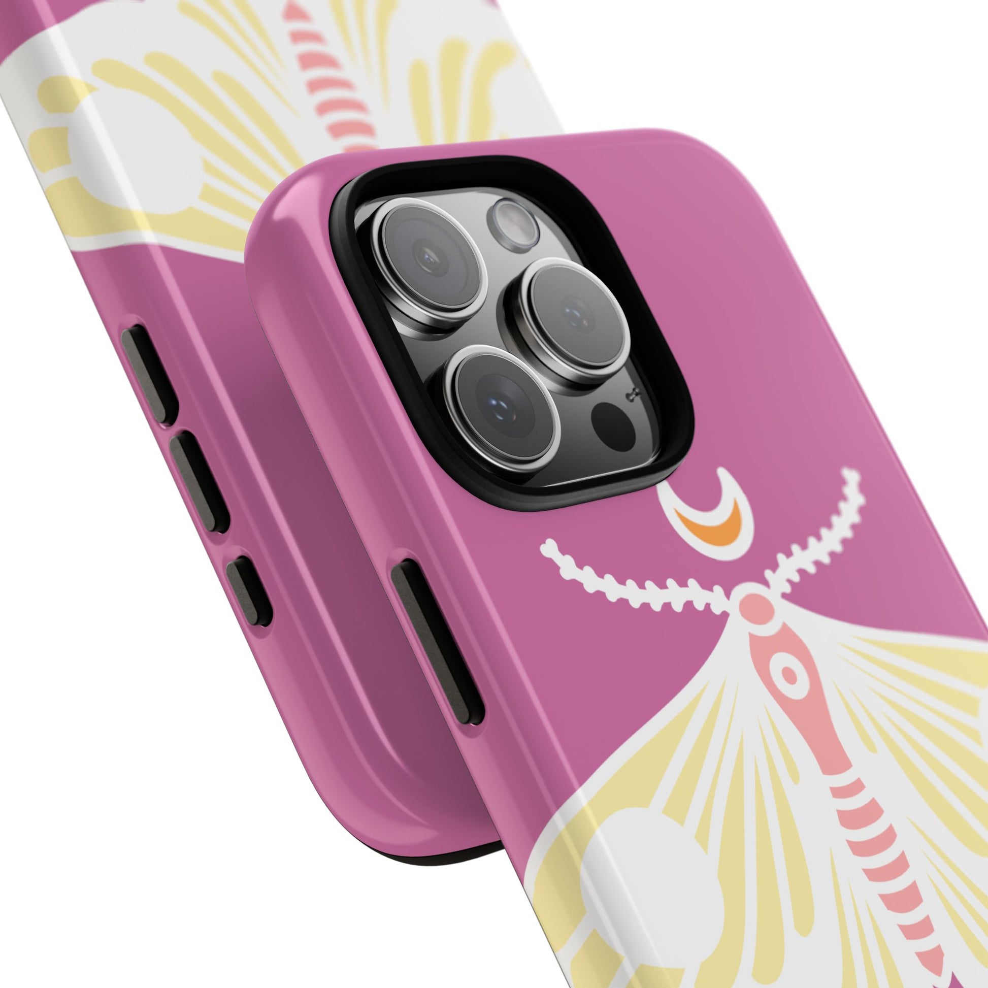 Colorful Moth Phone Case | Tough Cases for iPhone, Unique Gift, Nature Lovers, Boho Style, Trendy Accessories