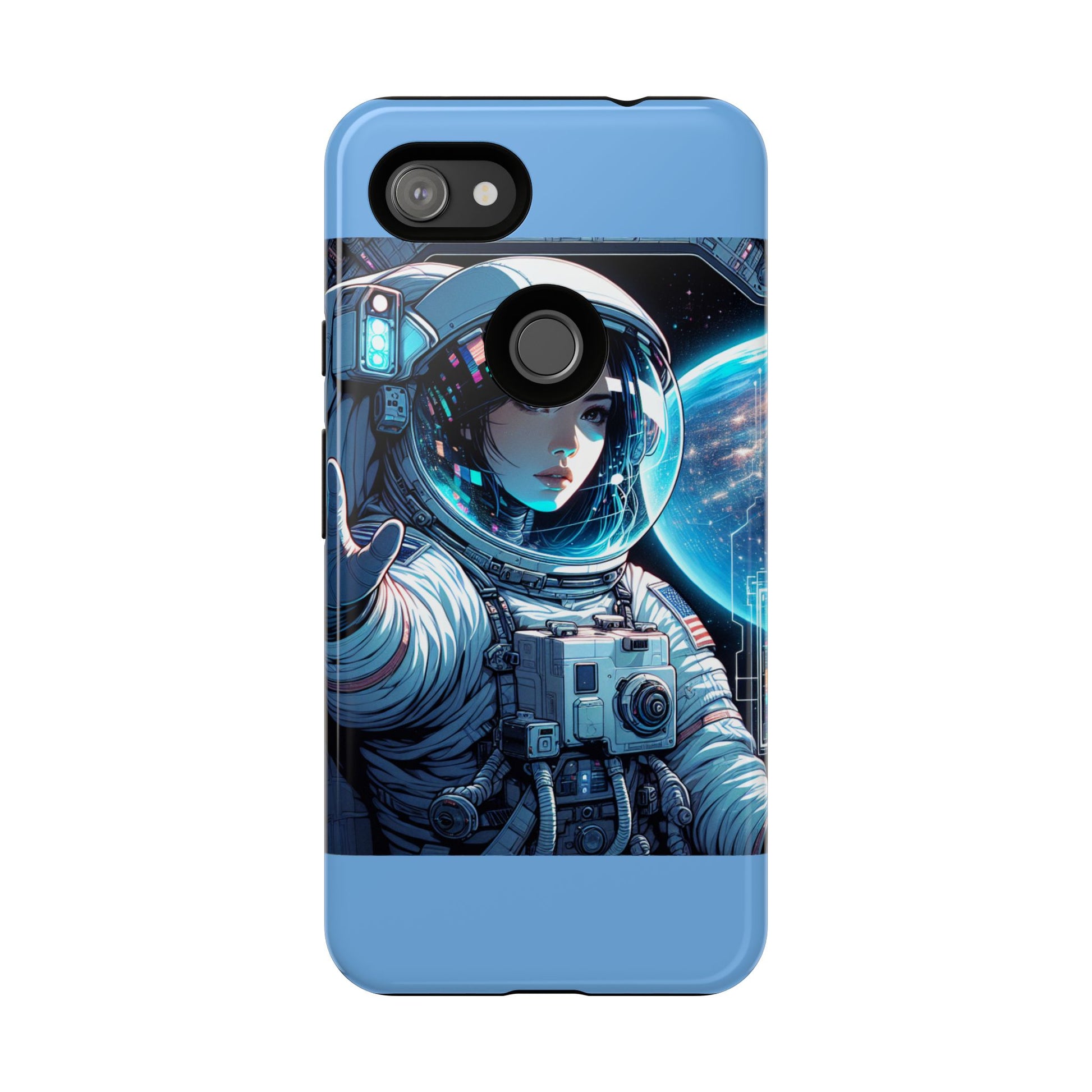 Astronaut Phone Case, Space-Themed Tough Case, Unique Gift for Science Lovers, Trendy Protection for Smartphones, Cool Tech Accessories