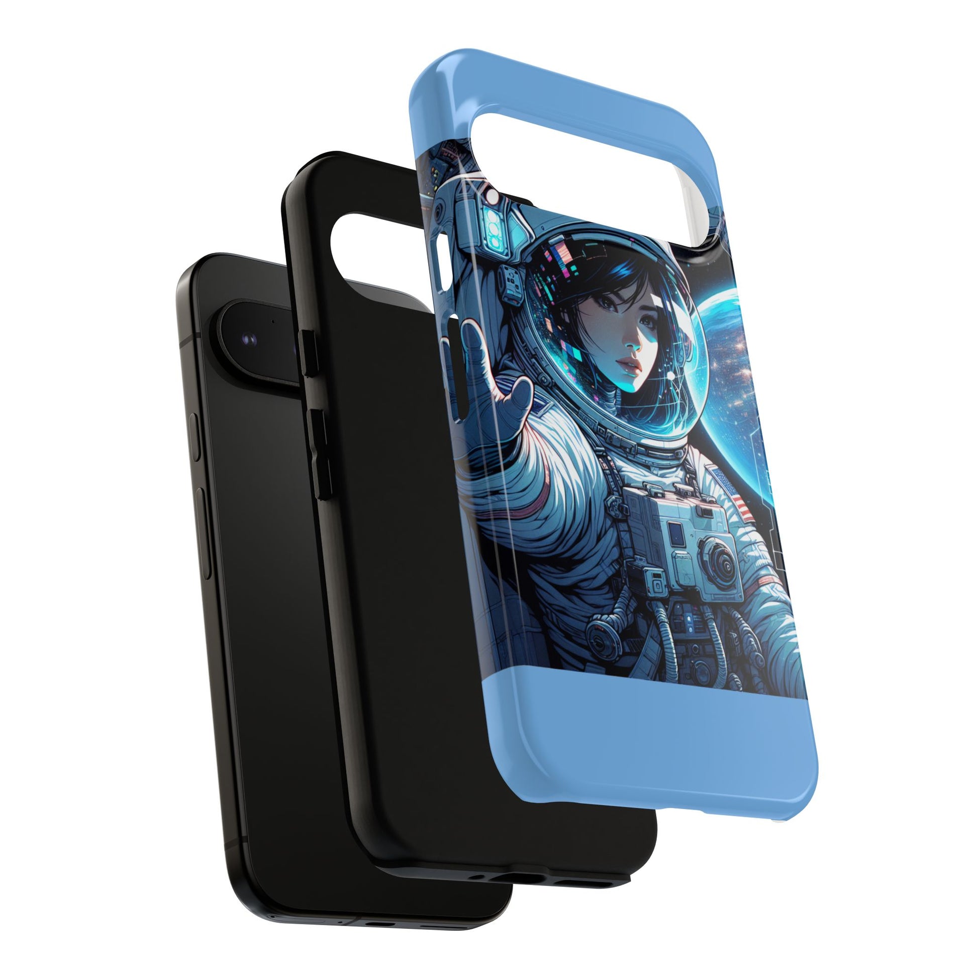 Astronaut Phone Case, Space-Themed Tough Case, Unique Gift for Science Lovers, Trendy Protection for Smartphones, Cool Tech Accessories