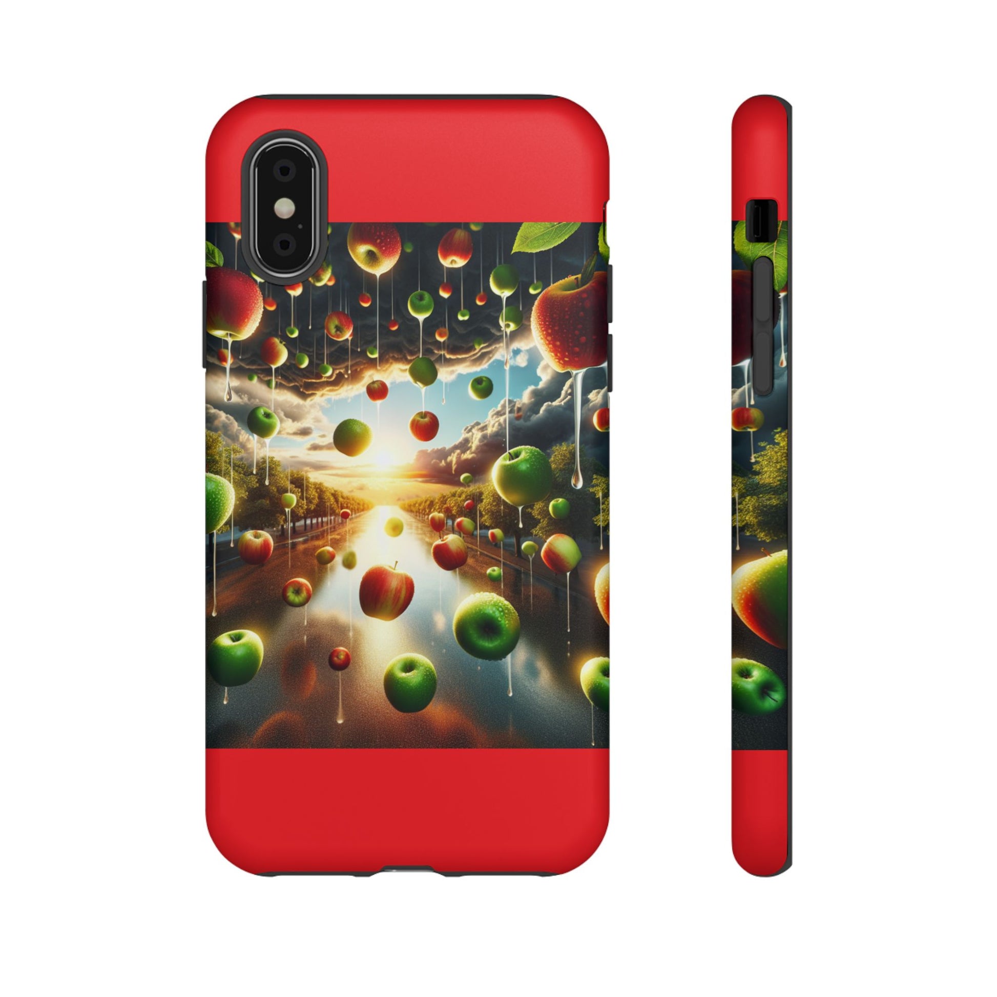 Vibrant Phone Case with Artistic Apple Design, Unique Gift for Art Lovers, Trendy Accessory for Any Occasion, Stylish Smartphone Cover