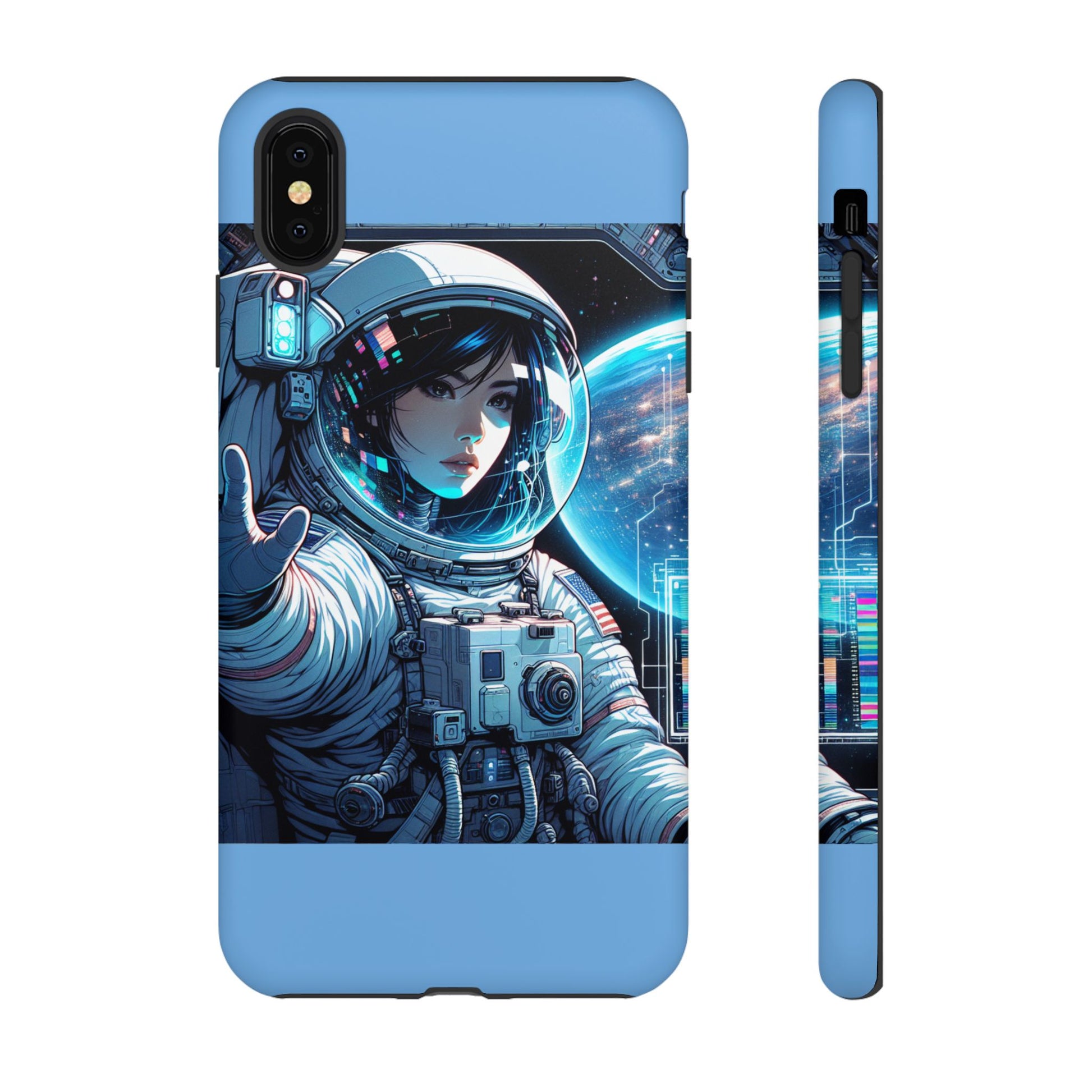 Astronaut Phone Case, Space-Themed Tough Case, Unique Gift for Science Lovers, Trendy Protection for Smartphones, Cool Tech Accessories