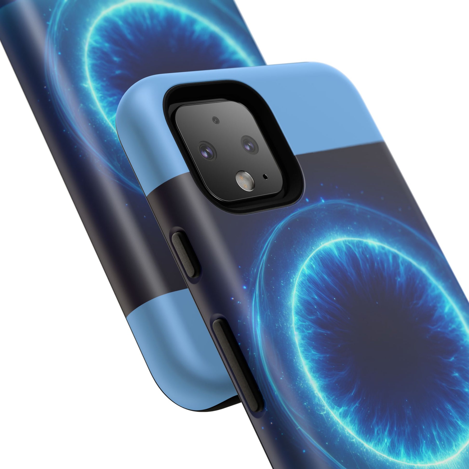 Blue Galaxy Phone Case, Tough Phone Cover, Cosmic Protection Case, Space Design, Gift for Space Lovers
