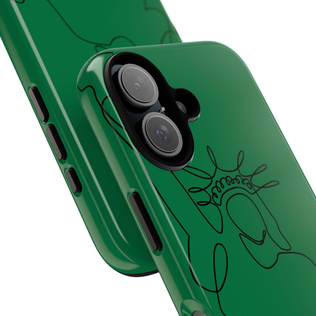 Stylish Phone Case with Statue of Liberty Design, Tough Cases for iPhone, Unique Gift for Travelers, Green Phone Cover, Artistic Cell [...]
