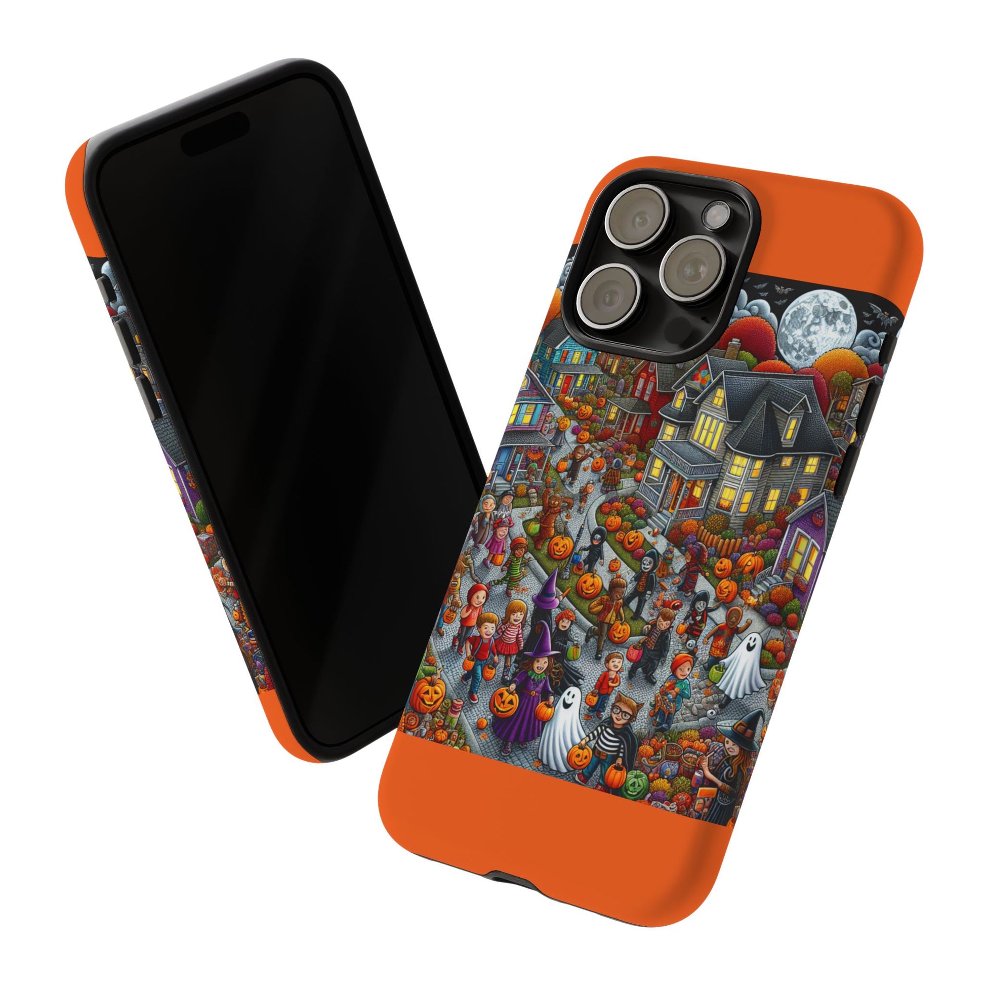 Halloween Phone Case, Tough Cases for Spooky Season, Fall Decor, Trick or Treat, Pumpkin Lovers, Ghost Design
