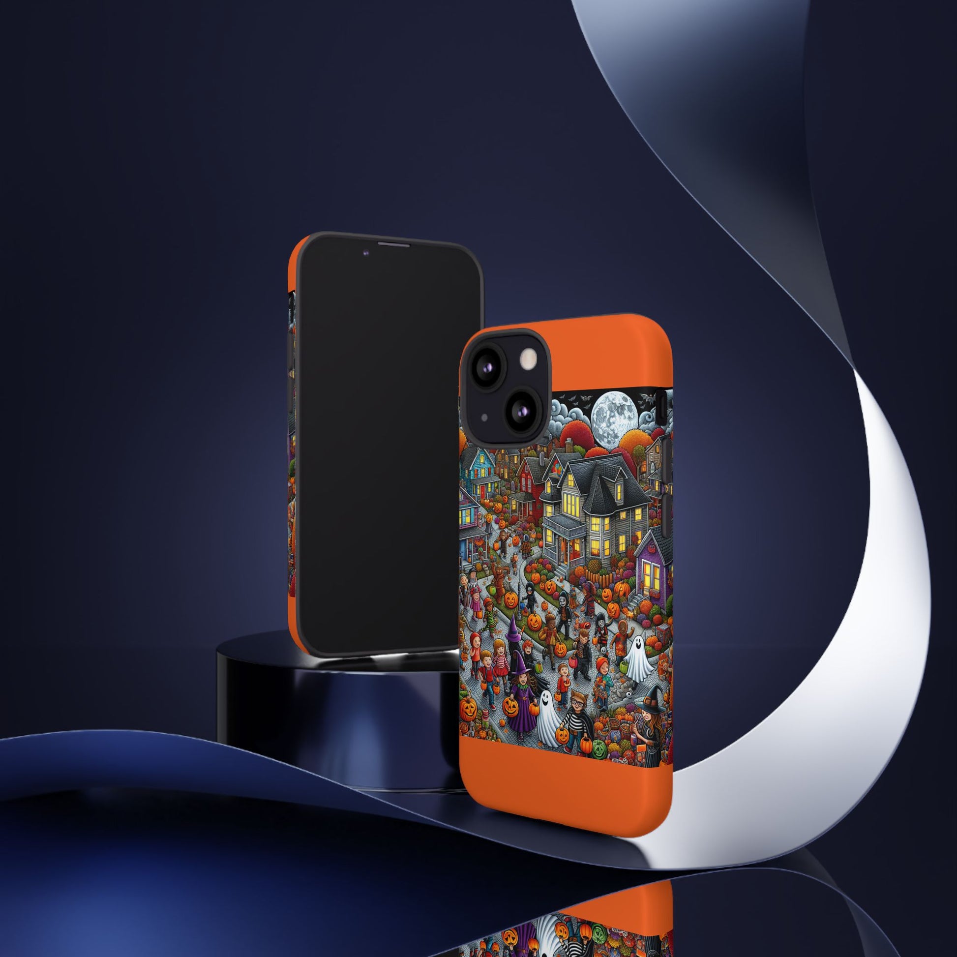 Halloween Phone Case, Tough Cases for Spooky Season, Fall Decor, Trick or Treat, Pumpkin Lovers, Ghost Design