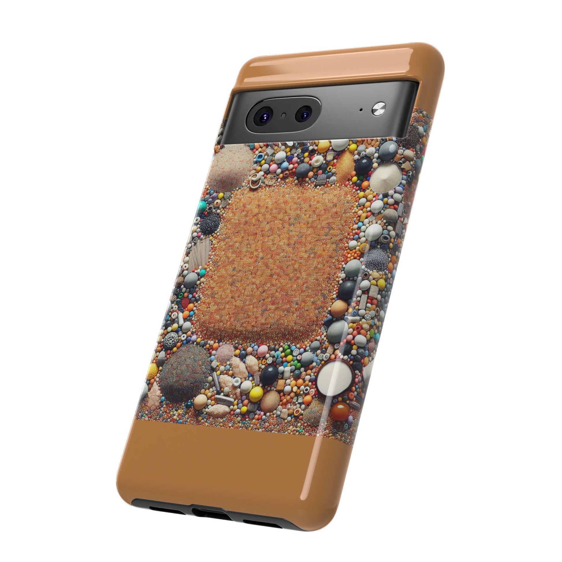 Colorful Phone Case with Unique Texture, Tough Case, Phone Accessory, Trendy Design, Gift for Tech Lovers, Durable Protection