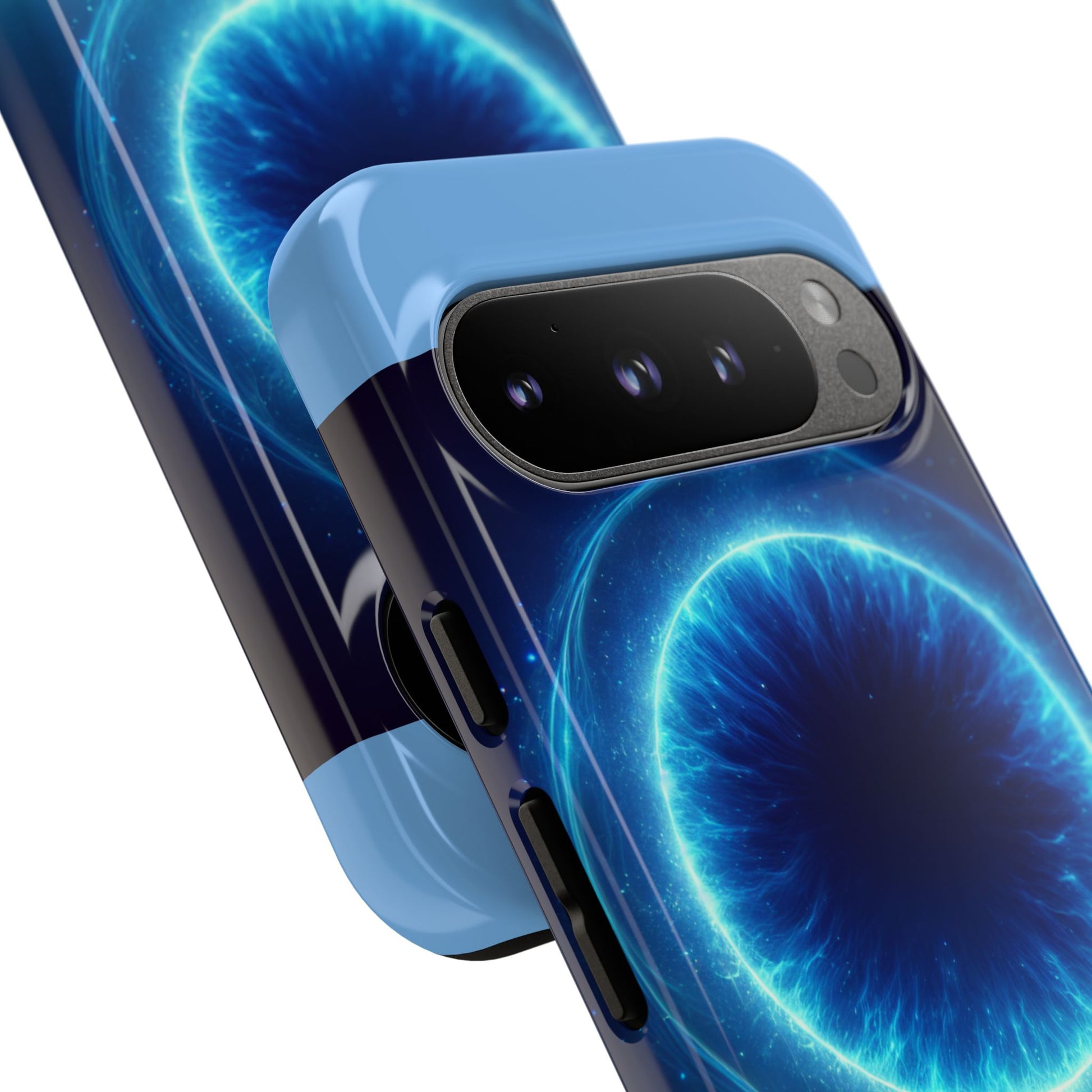 Blue Galaxy Phone Case, Tough Phone Cover, Cosmic Protection Case, Space Design, Gift for Space Lovers