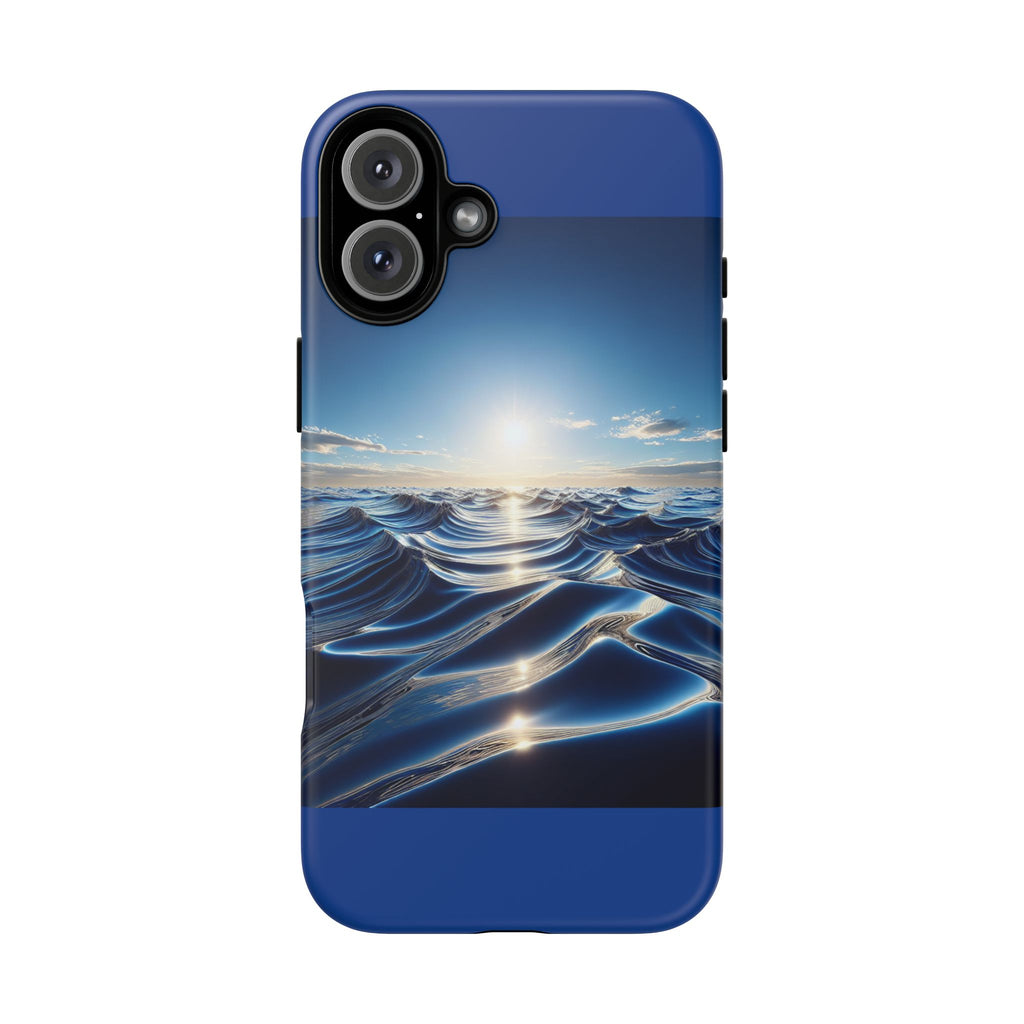 Ocean Wave Phone Case, Tough Phone Cover, Stylish Cell Case, Gift for Beach Lovers, Customizable Phone Accessory