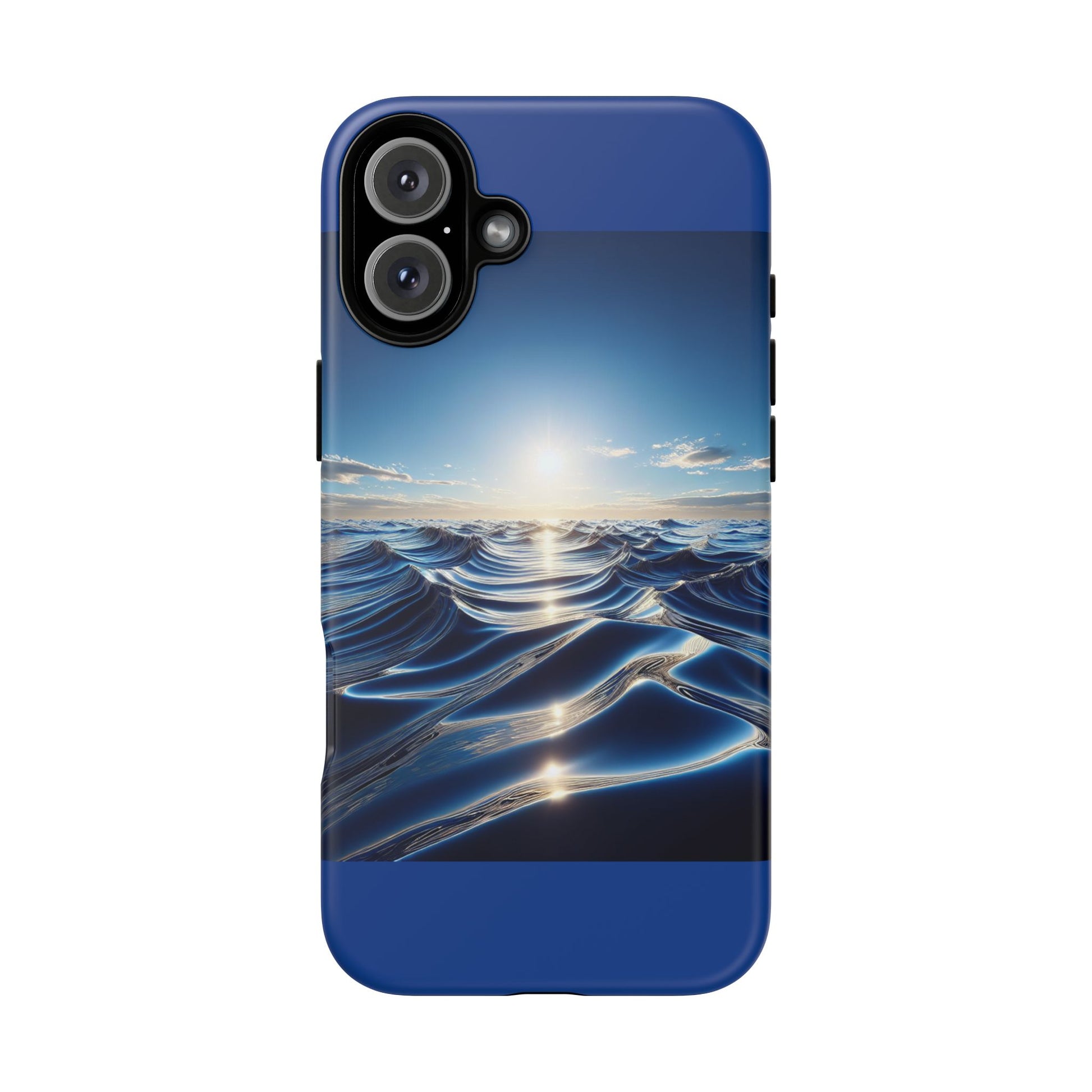 Ocean Wave Phone Case, Tough Phone Cover, Stylish Cell Case, Gift for Beach Lovers, Customizable Phone Accessory