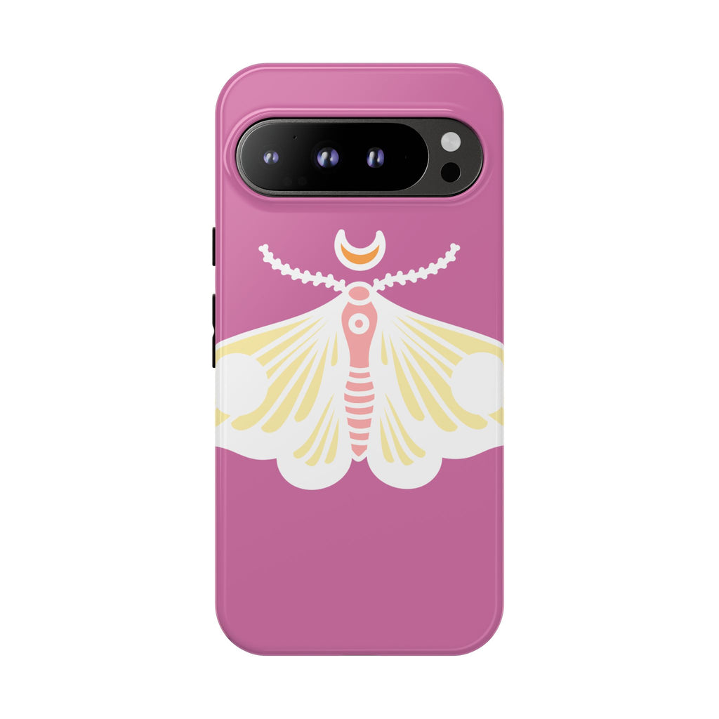 Colorful Moth Phone Case | Tough Cases for iPhone, Unique Gift, Nature Lovers, Boho Style, Trendy Accessories