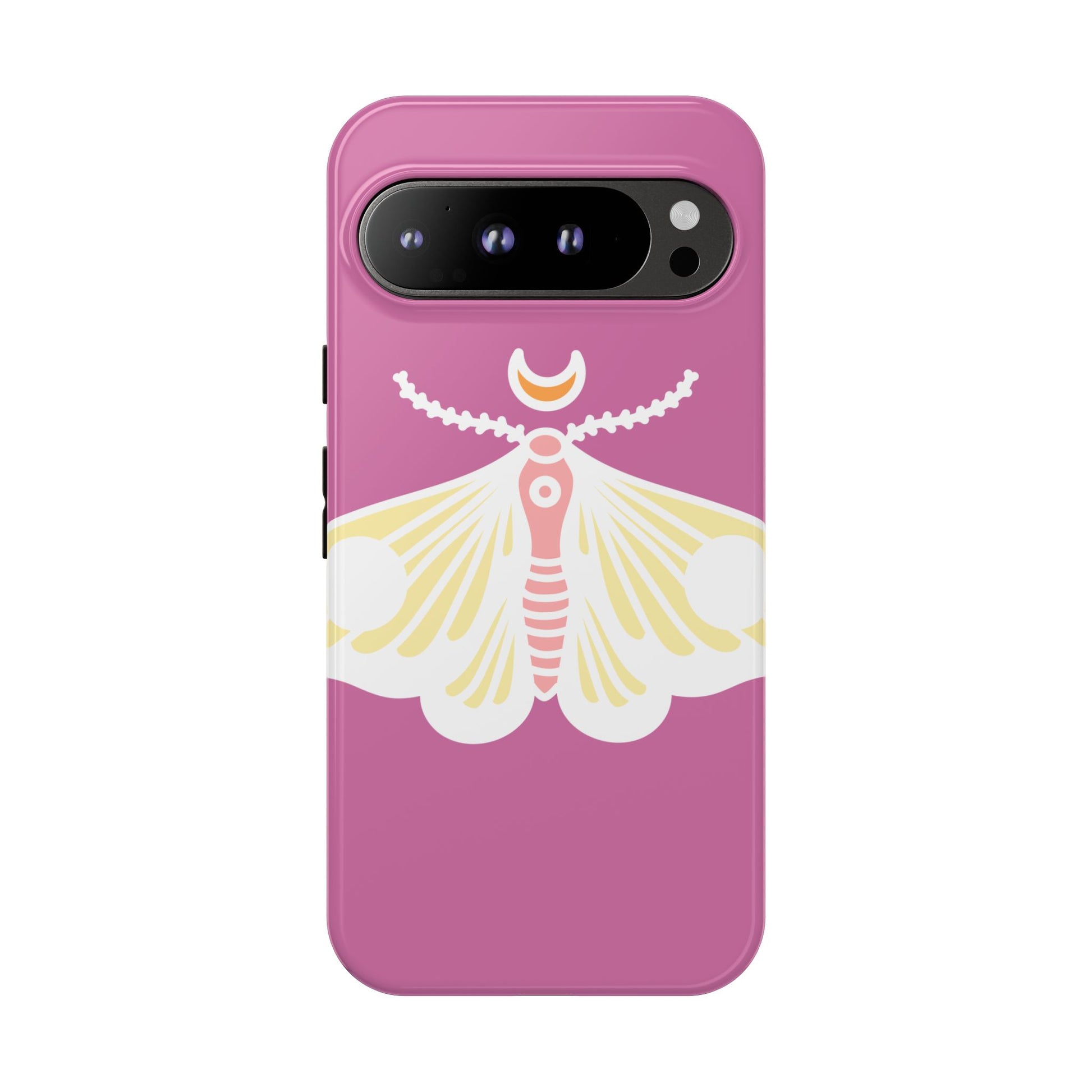 Colorful Moth Phone Case | Tough Cases for iPhone, Unique Gift, Nature Lovers, Boho Style, Trendy Accessories