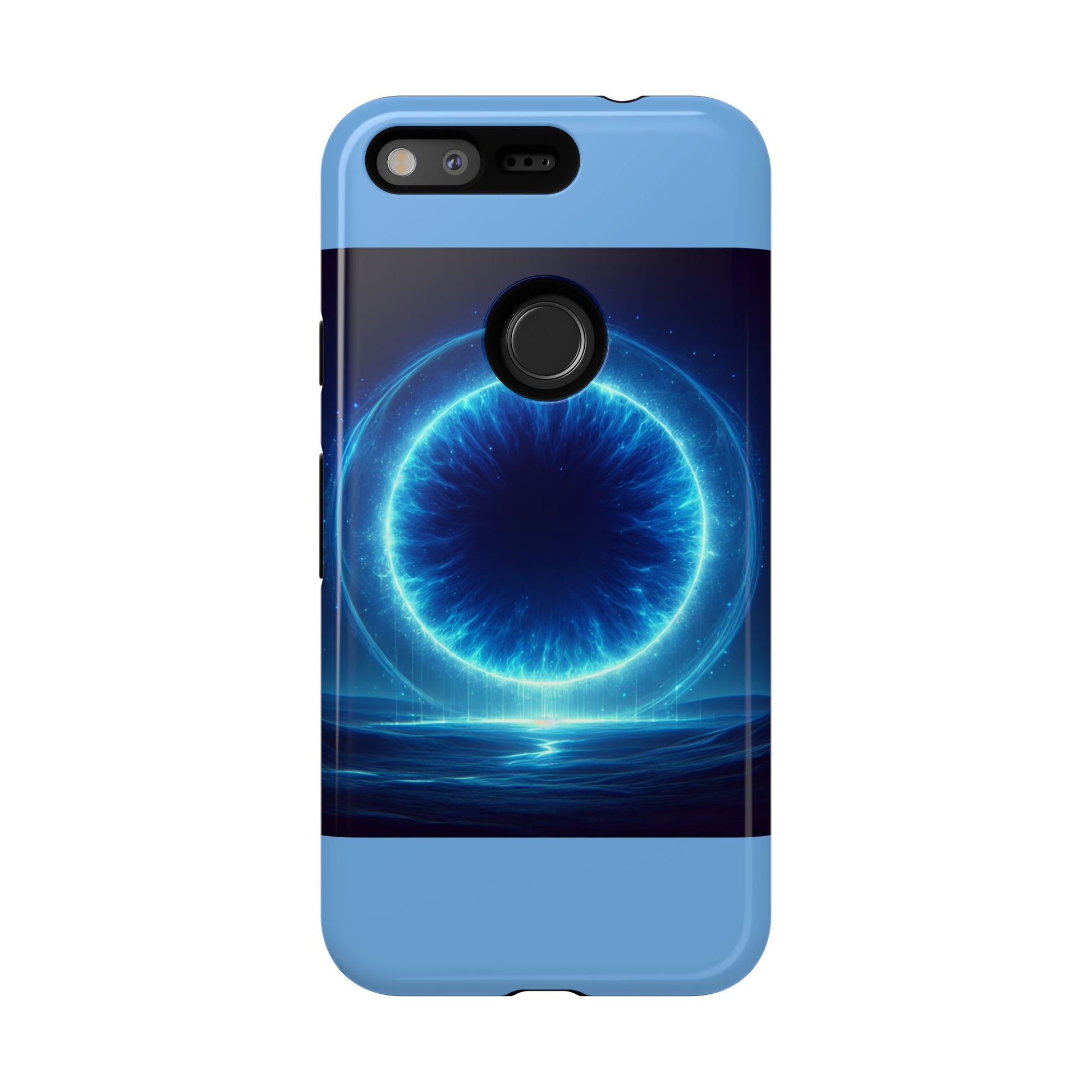 Blue Galaxy Phone Case, Tough Phone Cover, Cosmic Protection Case, Space Design, Gift for Space Lovers