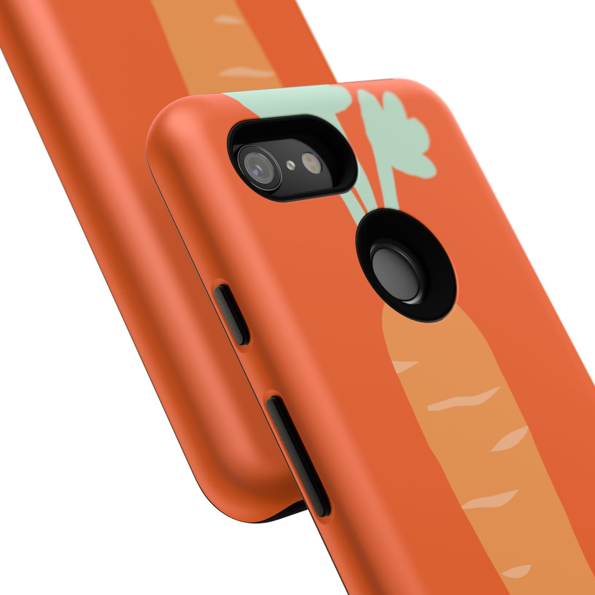 Tough Cases Carrot Phone Case, Cute Smartphone Cover, Fun Gift for Garden Lovers, Fall Decor, Vegan Accessories, Colorful Case
