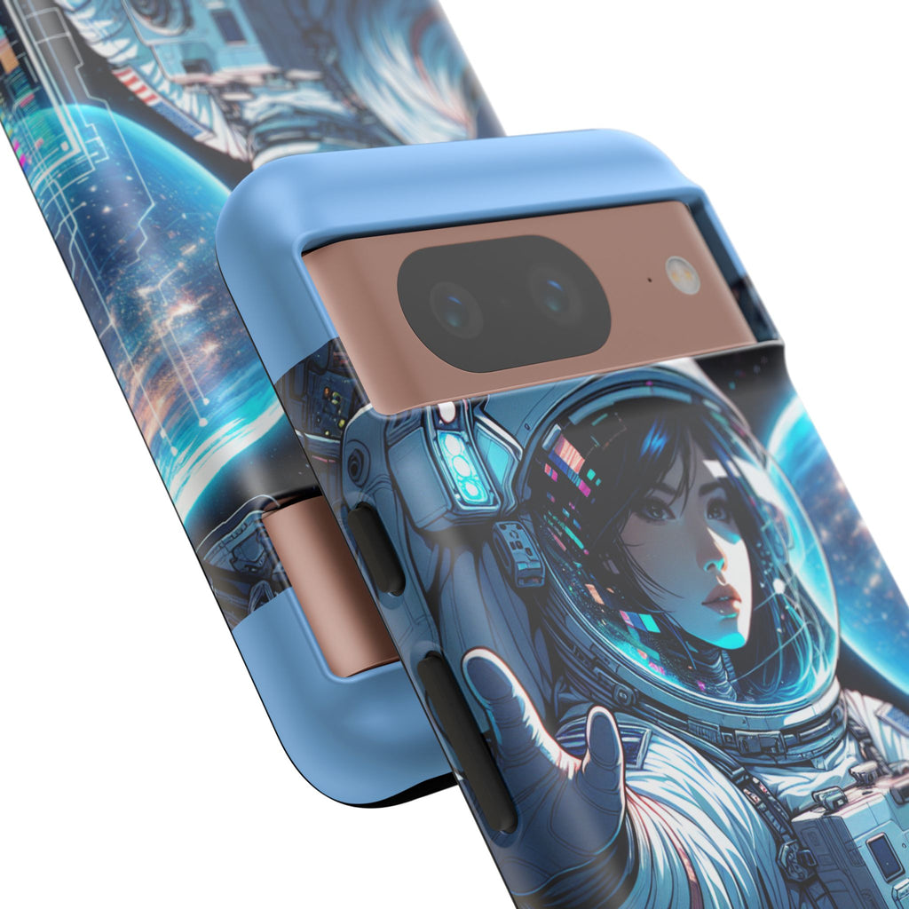 Astronaut Phone Case, Space-Themed Tough Case, Unique Gift for Science Lovers, Trendy Protection for Smartphones, Cool Tech Accessories