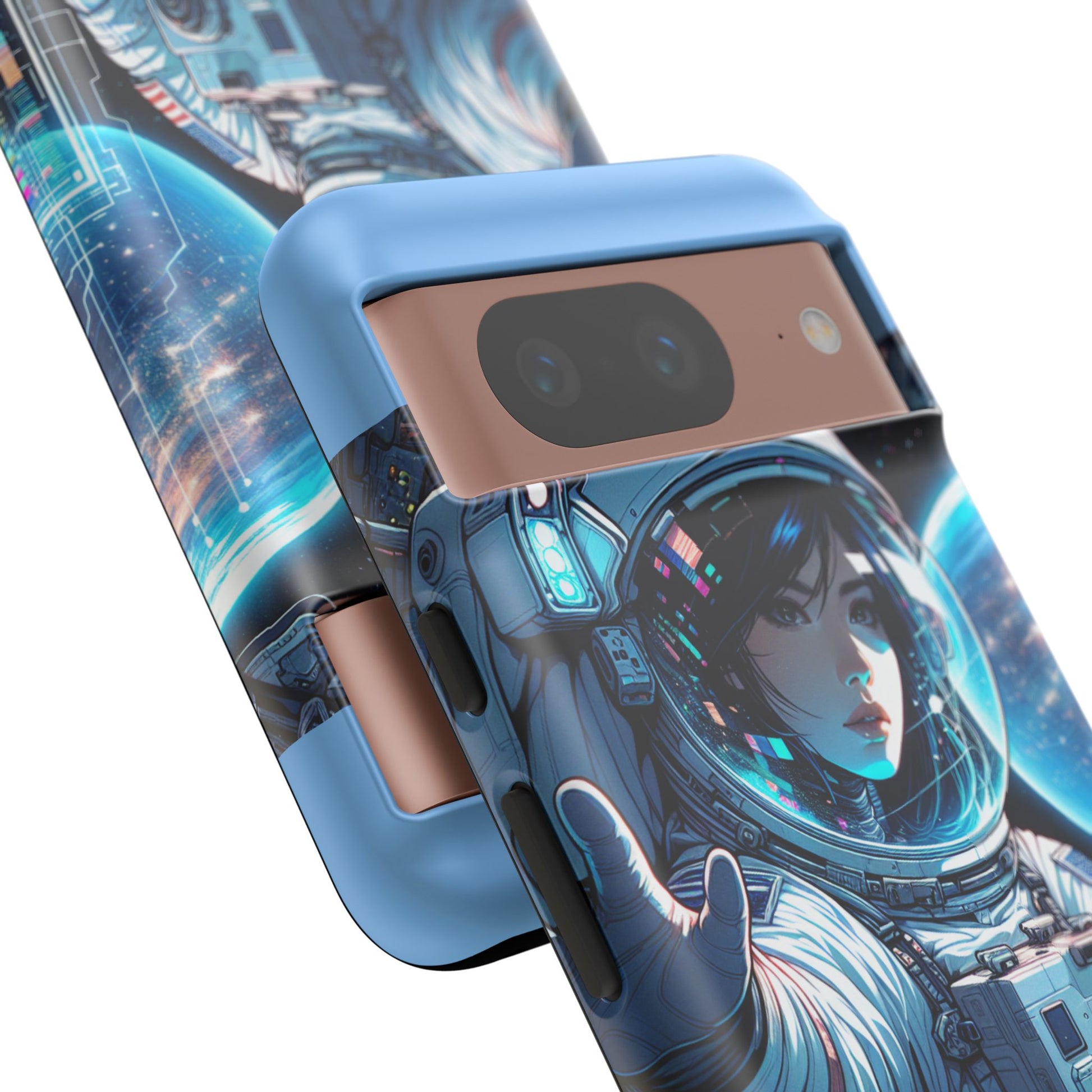 Astronaut Phone Case, Space-Themed Tough Case, Unique Gift for Science Lovers, Trendy Protection for Smartphones, Cool Tech Accessories